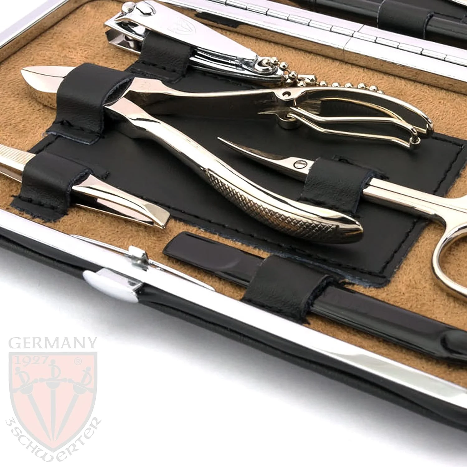 ست مانیکور و پدیکور 11 تکه Drei Schwerter Germany Treviso، لوازم جانبی ناخن، ابزار استیل با کیفیت، ست مانیکور چرم اصل، مناسب هدیه (Y7S0) ست مانیکور و پدیکور 11 تکه Drei Schwerter Germany Treviso، لوازم جانبی ناخن، ابزار استیل با کیفیت، ست مانیکور چرم اصل، مناسب هدیه (Y7S0)