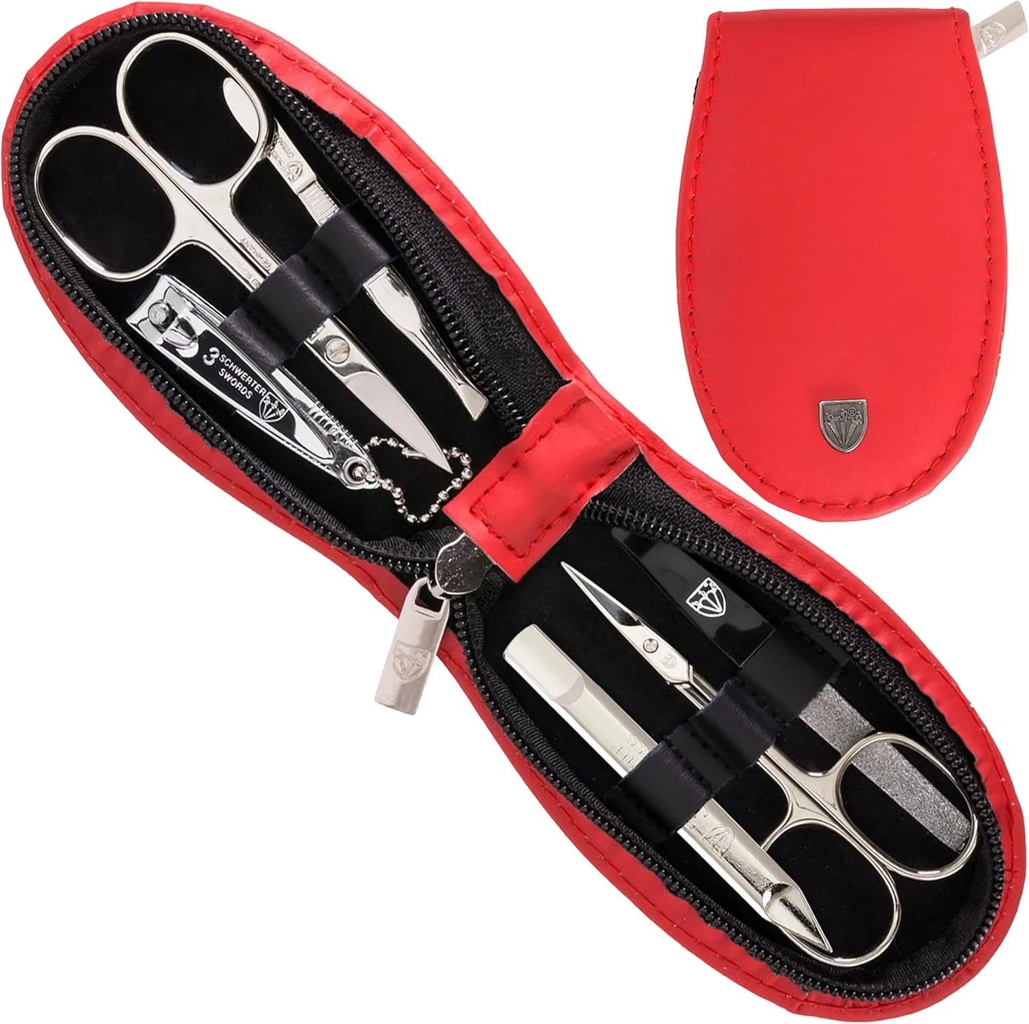 ست مراقبت از ناخن 6 تکه Drei Schwerter Germany Olbia، ست مسافرتی مانیکور پدیکور، لوازم جانبی ناخن، ابزار فولادی، کیفیت برند، جعبه هدیه چرمی اصل (6165) ست مراقبت از ناخن 6 تکه Drei Schwerter Germany Olbia، ست مسافرتی مانیکور پدیکور، لوازم جانبی ناخن، ابزار فولادی، کیفیت برند، جعبه هدیه چرمی اصل (6165)