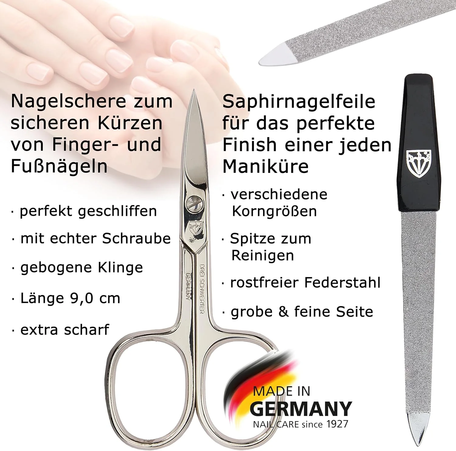 ست مانیکور 4 تکه DREI SCHWERTER Solingen Germany Capri 739 ست مانیکور 4 تکه DREI SCHWERTER Solingen Germany Capri 739