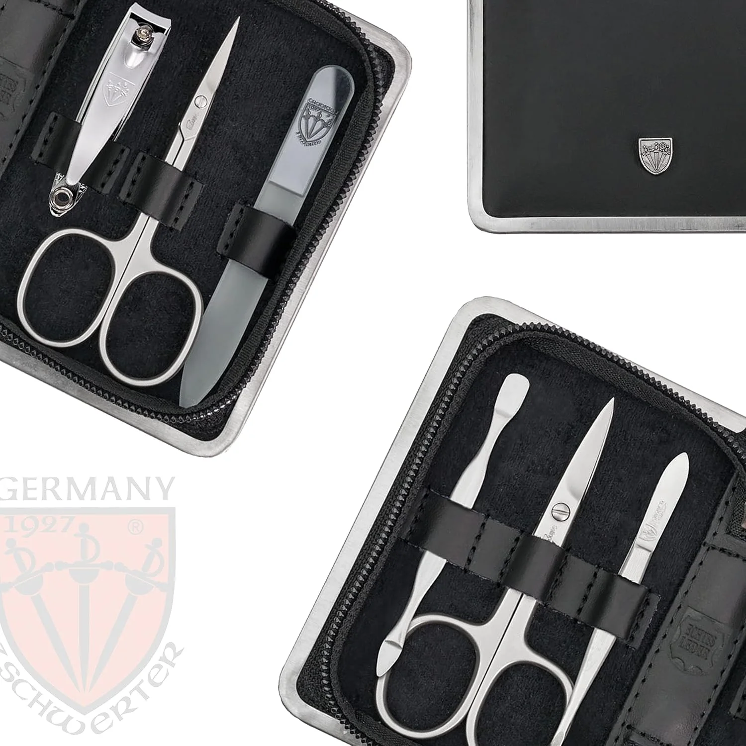 ست مانیکور و پدیکور 6 تکه DREI SCHWERTER Germany Ferrara، لوازم جانبی ناخن، ابزار دست ساز، کیف مسافرتی چرمی اصل، مدل (1388) ست مانیکور و پدیکور 6 تکه DREI SCHWERTER Germany Ferrara، لوازم جانبی ناخن، ابزار دست ساز، کیف مسافرتی چرمی اصل، مدل (1388)