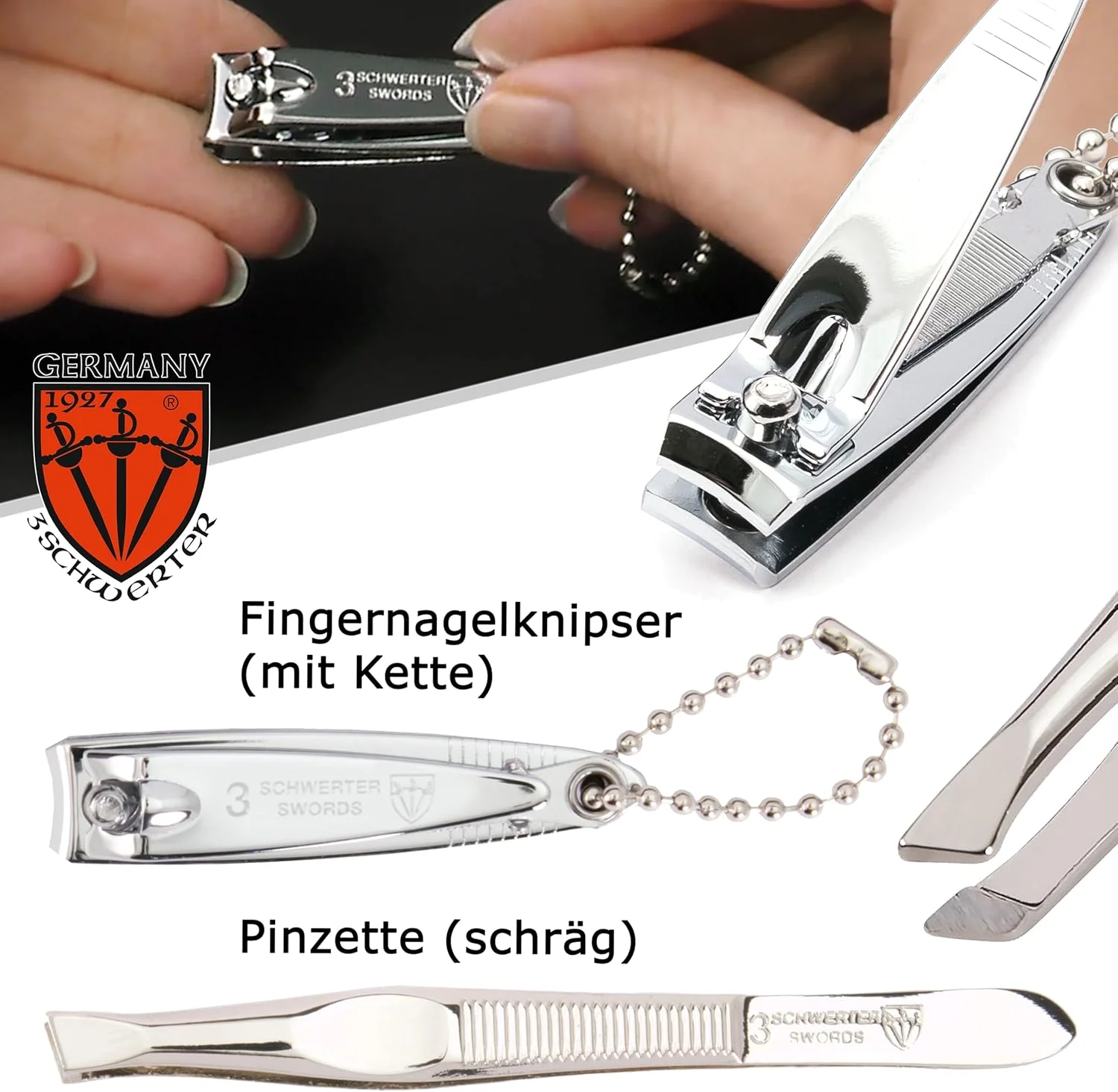 ست مانیکور 4 تکه DREI SCHWERTER Solingen Germany Capri 739 ست مانیکور 4 تکه DREI SCHWERTER Solingen Germany Capri 739