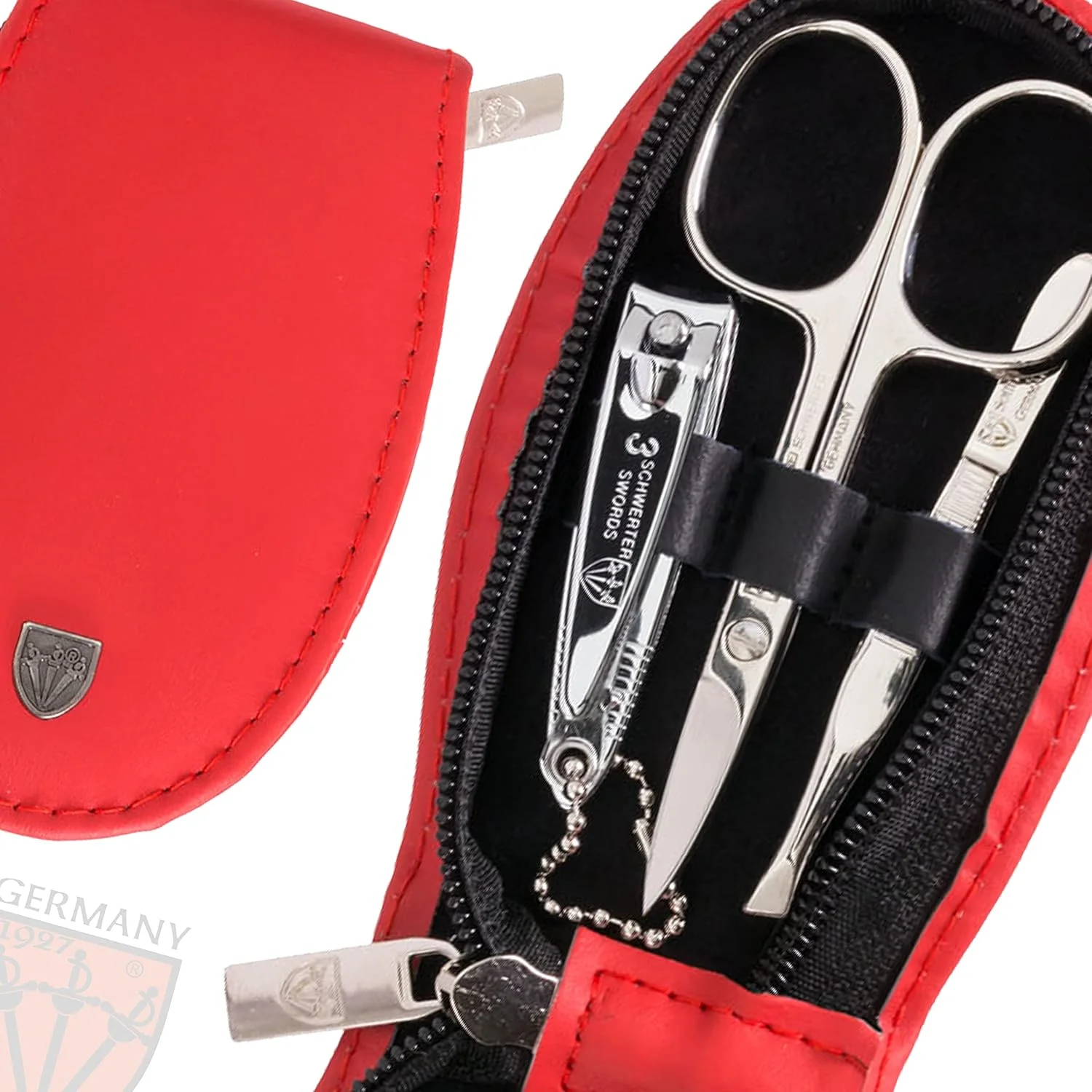 ست مراقبت از ناخن 6 تکه Drei Schwerter Germany Olbia، ست مسافرتی مانیکور پدیکور، لوازم جانبی ناخن، ابزار فولادی، کیفیت برند، جعبه هدیه چرمی اصل (6165) ست مراقبت از ناخن 6 تکه Drei Schwerter Germany Olbia، ست مسافرتی مانیکور پدیکور، لوازم جانبی ناخن، ابزار فولادی، کیفیت برند، جعبه هدیه چرمی اصل (6165)