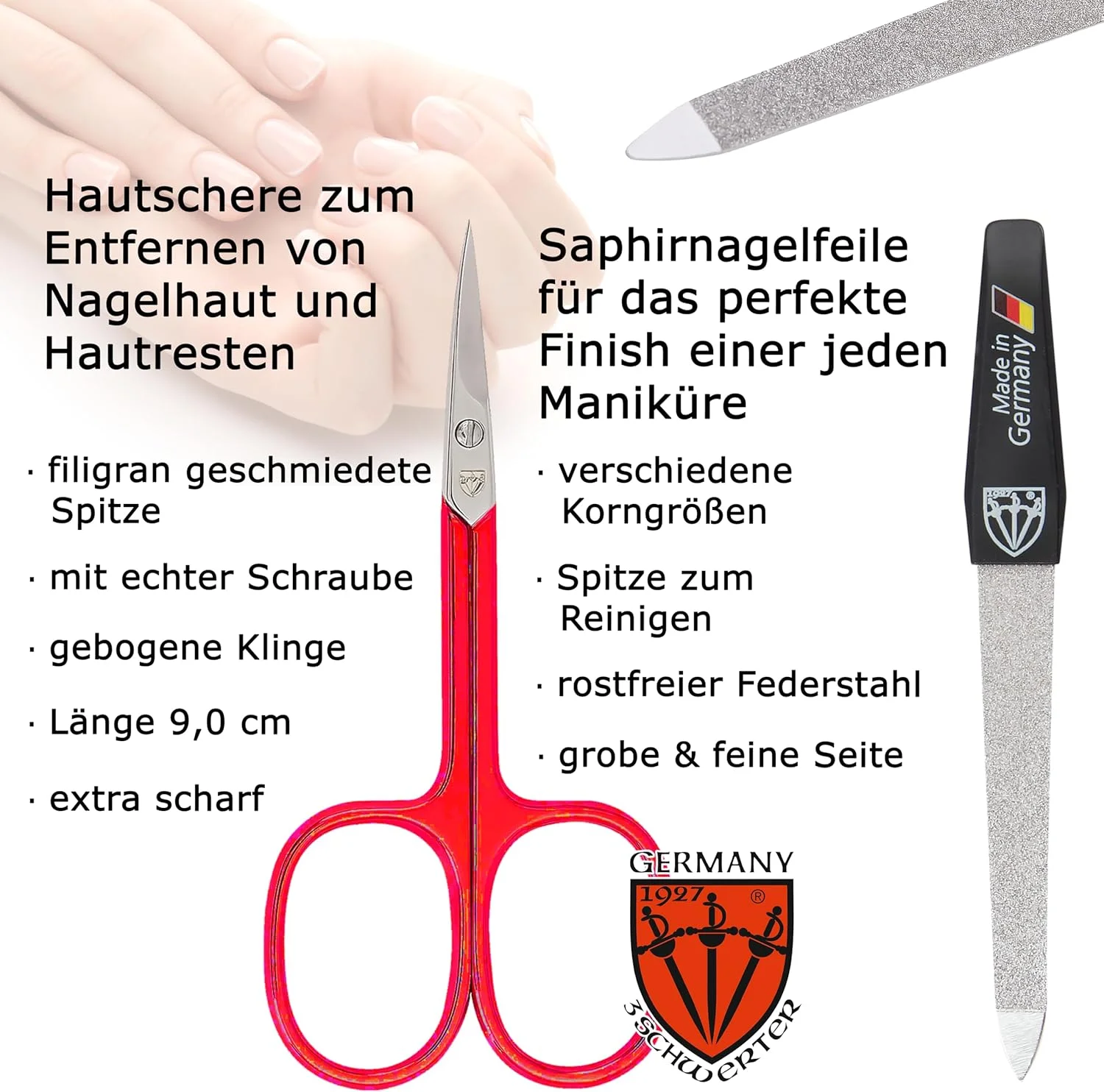 ست مانیکور و پدیکور 6 تکه Drei Schwerter Germany Catania، لوازم جانبی ناخن، ابزار استیل با کیفیت عالی، جعبه هدیه چرم مصنوعی (0101) ست مانیکور و پدیکور 6 تکه Drei Schwerter Germany Catania، لوازم جانبی ناخن، ابزار استیل با کیفیت عالی، جعبه هدیه چرم مصنوعی (0101)