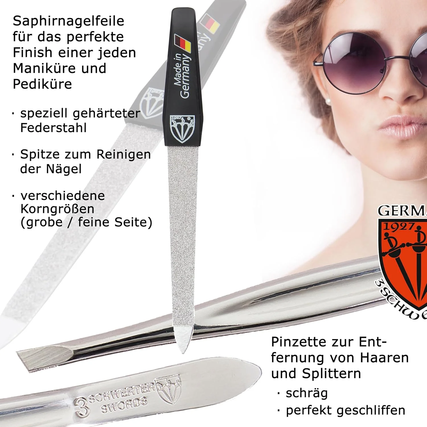 ست مراقبت از ناخن باری Drei Schwerter، ۴ تکه، ست مسافرتی مانیکور پدیکور، لوازم جانبی ناخن، ابزار استیل با کیفیت برند، ست مانیکور، کیف چرمی مصنوعی به همراه جعبه هدیه (۲۵۳۲) ست مراقبت از ناخن باری Drei Schwerter، ۴ تکه، ست مسافرتی مانیکور پدیکور، لوازم جانبی ناخن، ابزار استیل با کیفیت برند، ست مانیکور، کیف چرمی مصنوعی به همراه جعبه هدیه (۲۵۳۲)