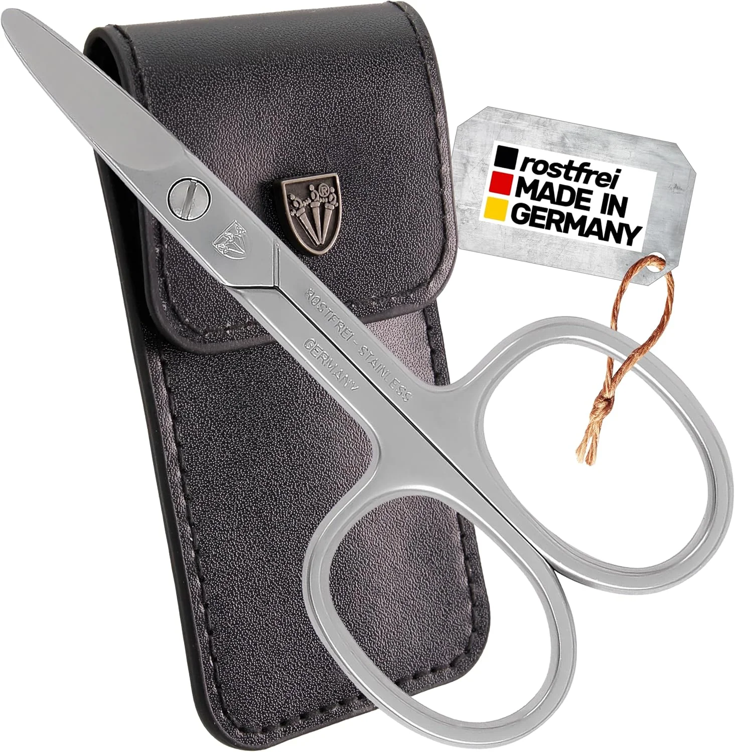 قیچی ناخن سرگرد - ایده آل برای افراد دیابتی و کودکان، ضد زنگ، کیفیت برند ساخت آلمان | محتویات: کیف چرمی مصنوعی با قیچی ناخن قیچی ناخن سرگرد - ایده آل برای افراد دیابتی و کودکان، ضد زنگ، کیفیت برند ساخت آلمان | محتویات: کیف چرمی مصنوعی با قیچی ناخن