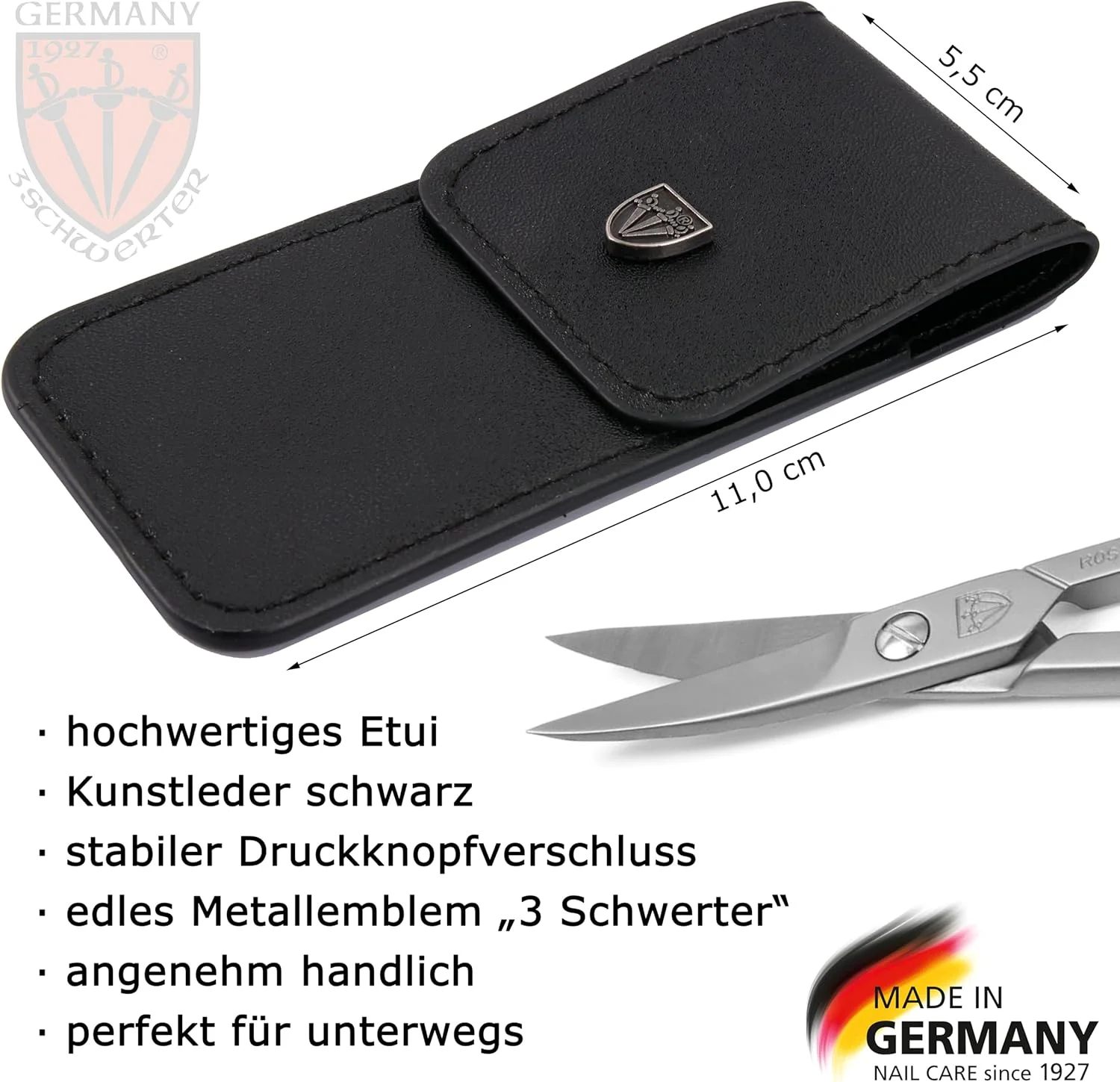 قیچی ناخن Three Swords، قیچی، فولاد ضد زنگ و سوهان ناخن - کیفیت برند ساخت آلمان قیچی ناخن Three Swords، قیچی، فولاد ضد زنگ و سوهان ناخن - کیفیت برند ساخت آلمان