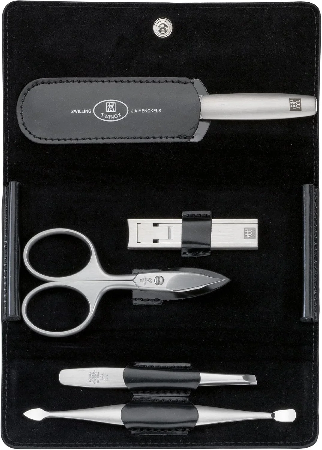 ست مانیکور 5 تکه Zwilling Twinox از جنس چرم ست مانیکور 5 تکه Zwilling Twinox از جنس چرم