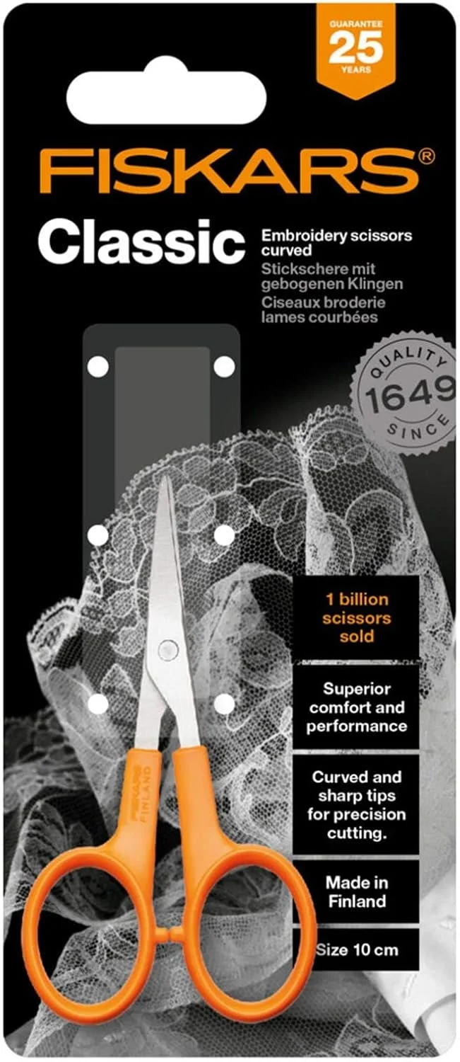 قیچی مانیکور خمیده کلاسیک فیسکارس، طول ۱۰۰ میلی متر قیچی مانیکور خمیده کلاسیک فیسکارس، طول ۱۰۰ میلی متر