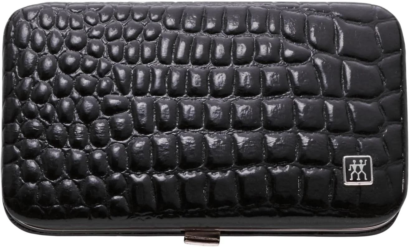 کیف قاب دار زیویلینگ، 3 تکه، با روکش کروکو، مشکی، 1 عدد کیف قاب دار زیویلینگ، 3 تکه، با روکش کروکو، مشکی، 1 عدد