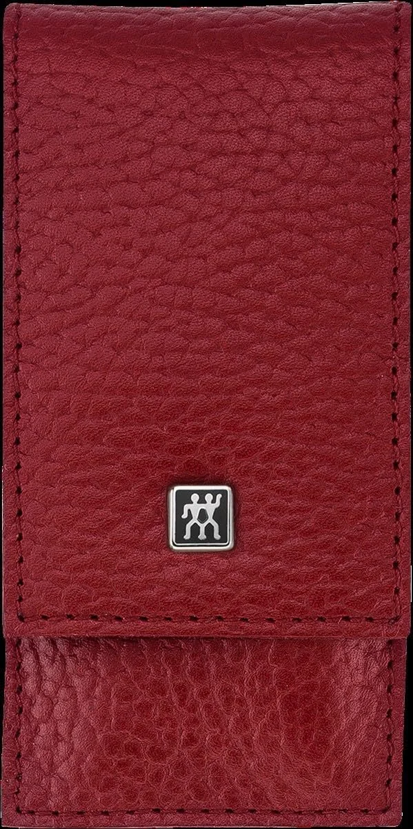 ست مانیکور و پدیکور 3 تکه چرم گاوی قرمز YUAKUOD ZWILLING با دکمه فشاری + قیچی ناخن ست مانیکور و پدیکور 3 تکه چرم گاوی قرمز YUAKUOD ZWILLING با دکمه فشاری + قیچی ناخن