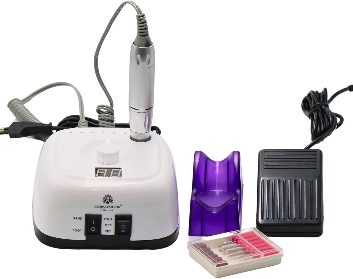 دستگاه سوهان برقی ناخن Power GF17 - کیت حرفه ای مانیکور و پدیکور، قابل حمل، کم صدا، سرعت متغیر، سوهان ناخن پرسرعت برای ناخن های اکریلیک، قابل تنظیم، دارای گواهی CE، مناسب برای استفاده در منزل و سالن دستگاه سوهان برقی ناخن Power GF17 - کیت حرفه ای مانیکور و پدیکور، قابل حمل، کم صدا، سرعت متغیر، سوهان ناخن پرسرعت برای ناخن های اکریلیک، قابل تنظیم، دارای گواهی CE، مناسب برای استفاده در منزل و سالن