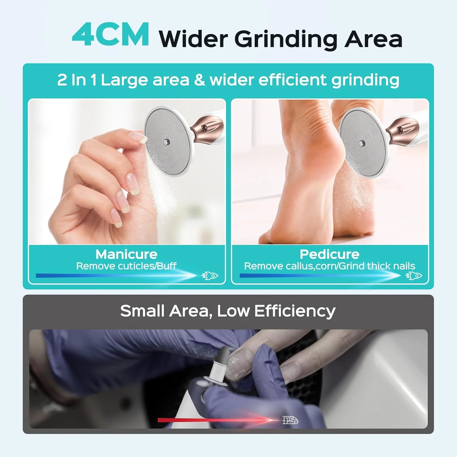 ست مانیکور و پدیکور حرفه ای COSLUS، سوهان ناخن برقی 5 در 1 برای مراقبت از ناخن های دست و پا - سنگ زنی پهن تر برای ناخن های ضخیم، بی سیم، 5 سرعته، برای آقایان، خانم ها، سالمندان، سالن خانگی، سفید، C43(END10) ست مانیکور و پدیکور حرفه ای COSLUS، سوهان ناخن برقی 5 در 1 برای مراقبت از ناخن های دست و پا - سنگ زنی پهن تر برای ناخن های ضخیم، بی سیم، 5 سرعته، برای آقایان، خانم ها، سالمندان، سالن خانگی، سفید، C43(END10)