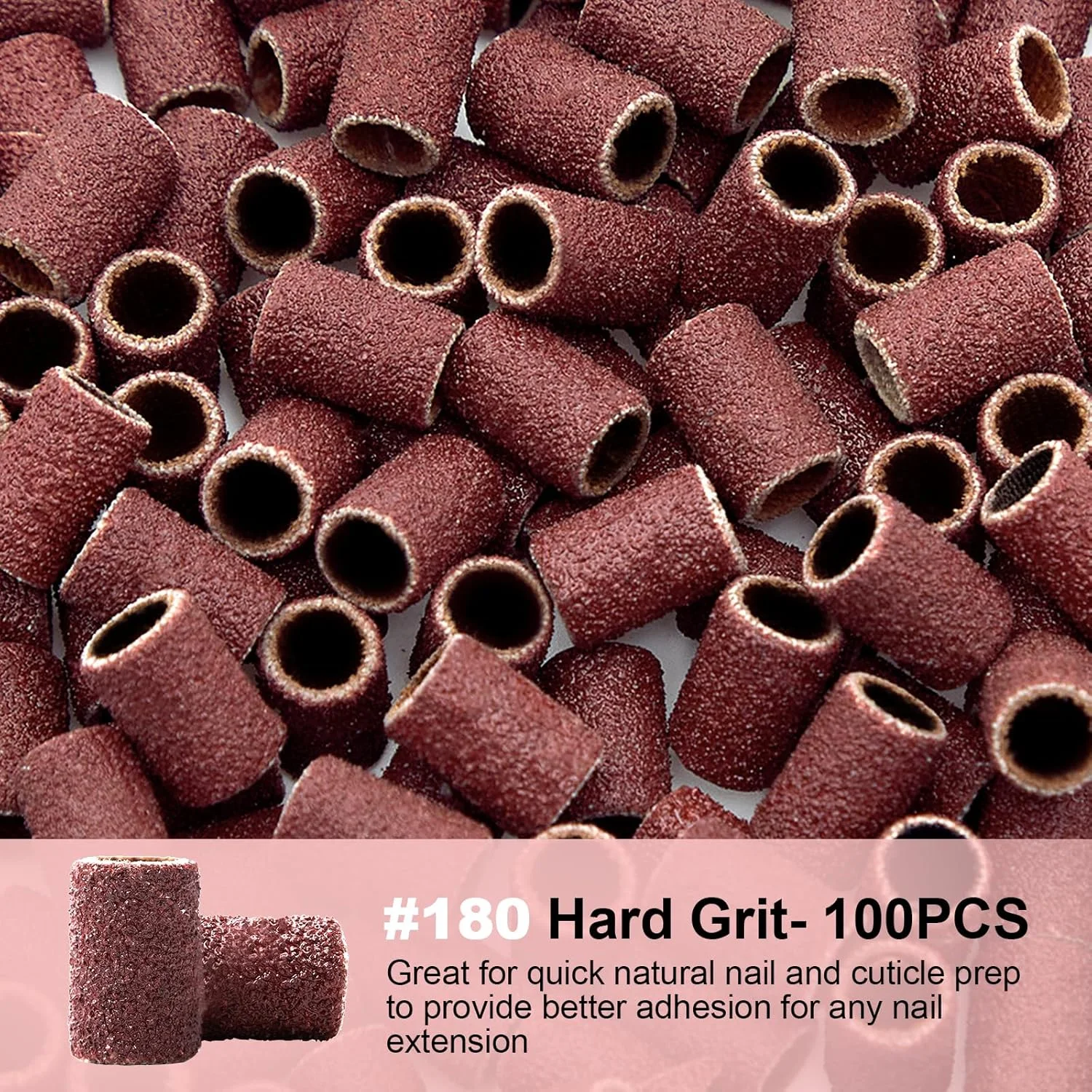 مجموعه مته های سوهان ناخن COSLUS: 101 عدد مته برای ناخن، مجموعه سوهان نواری سنباده ای ظریف 180، مناسب برای مانیکور و پدیکور ژل، پودر دیپ و ناخن های اکریلیک مجموعه مته های سوهان ناخن COSLUS: 101 عدد مته برای ناخن، مجموعه سوهان نواری سنباده ای ظریف 180، مناسب برای مانیکور و پدیکور ژل، پودر دیپ و ناخن های اکریلیک