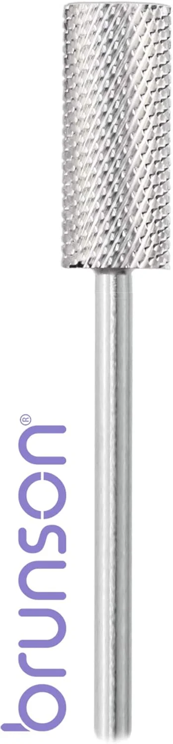 دستگاه سوهان برقی ناخن برونسون، ابزار مانیکور و پدیکور به همراه ست مته کاربید مدل استوانه ای کوچک XC