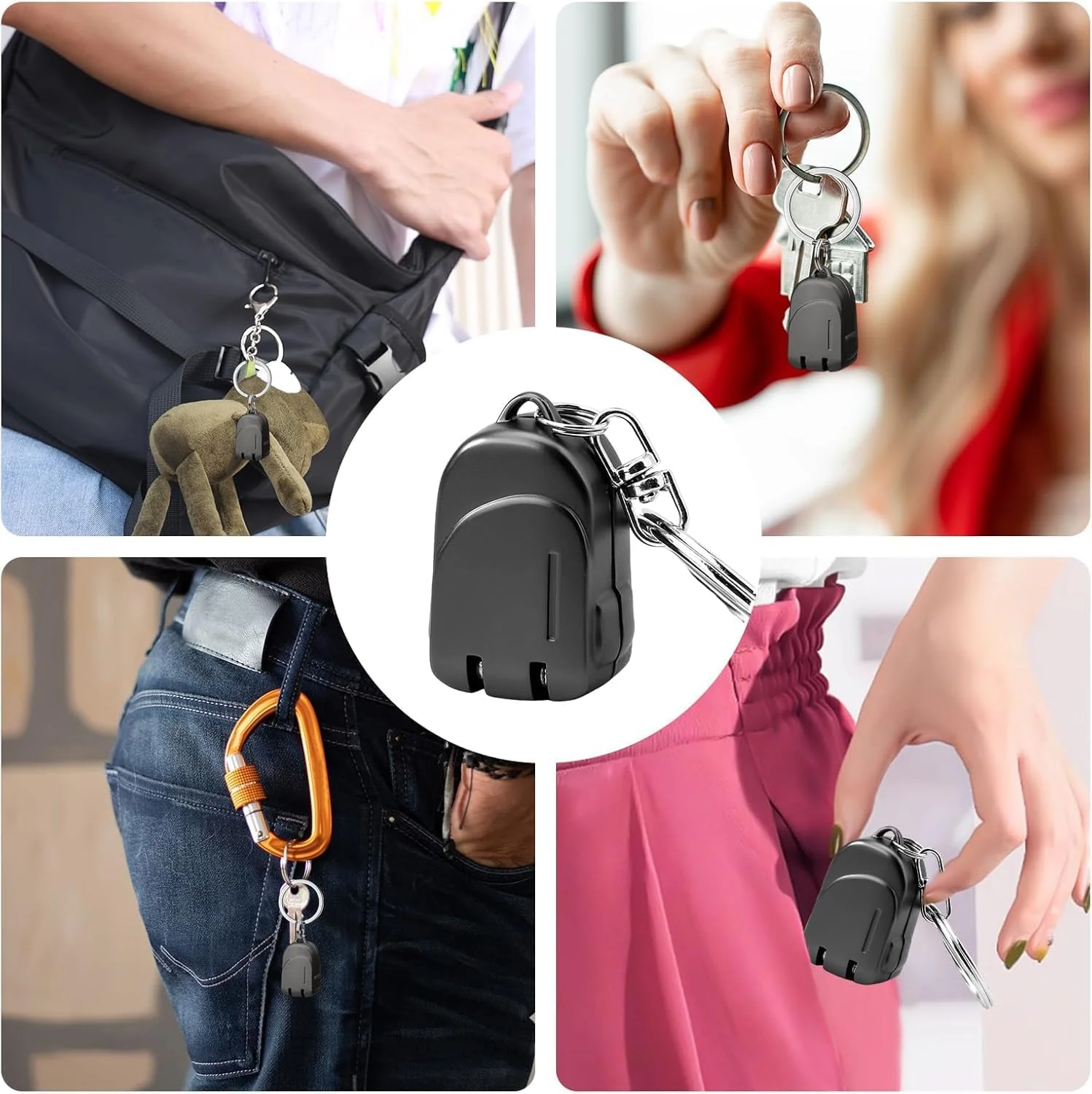 ست ناخن گیر مسافرتی، مینی ناخن گیر برای ناخن های پا و دست، ابزار مانیکور/پدیکور تیز و قابل حمل با روکش محافظ، طراحی جمع و جور برای استفاده در خانه و مسافرت (مشکی) ست ناخن گیر مسافرتی، مینی ناخن گیر برای ناخن های پا و دست، ابزار مانیکور/پدیکور تیز و قابل حمل با روکش محافظ، طراحی جمع و جور برای استفاده در خانه و مسافرت (مشکی)