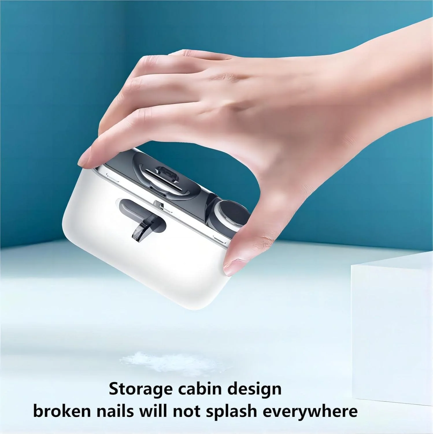 ناخن گیر برقی اکسفور 2 در 1، سوهان ناخن برقی مناسب برای نوزادان، کودکان، بزرگسالان و سالمندان