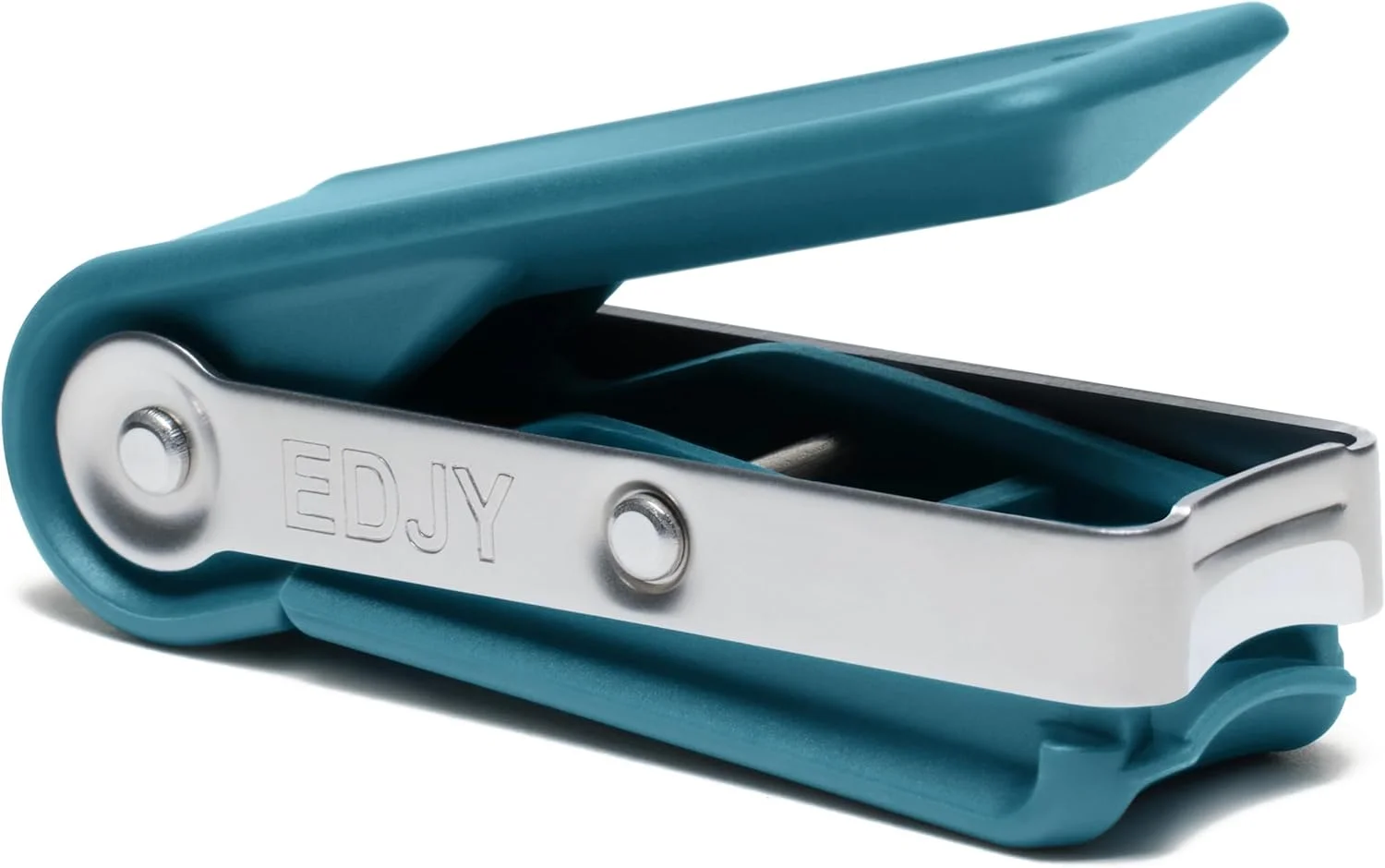 ناخن گیر EDJY - ناخن گیر دقیق استیل ضد زنگ برای ناخن های دست | تیغه تیز، طراحی ارگونومیک، بادوام و مقاوم در برابر زنگ زدگی | ایده آل برای آقایان و بانوان | آبی EDJY