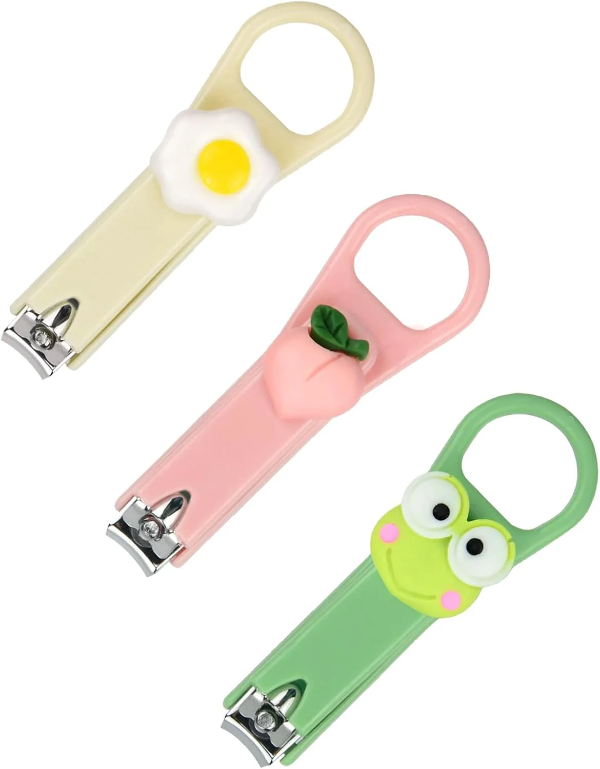 ست ناخن گیر کودک 3 عددی، ست ناخن گیر برای زنان و دختران - ناخن گیر تیز