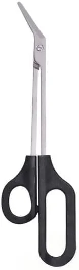 قیچی ناخن پا، ناخن گیر برای ناخن های ضخیم، قیچی ناخن پا دسته بلند، قیچی برش بانداژ دسته بلند دقیق، ناخن گیر، انبر، موچین، قیچی کوتیکول برای فروشگاه، مشکی، 1 عدد