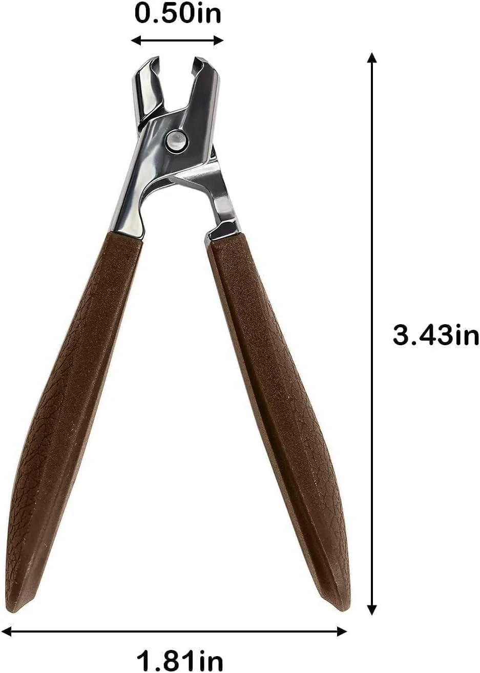 ناخن گیر قهوه ای تک عددی با کیفیت عالی برای آقایان و بانوان، مقاوم برای ناخن پا/ناخن دست، تیغه استیل ضد زنگ با طراحی ضد پاشش و ابزار پیرایش مقاوم در برابر زنگ زدگی