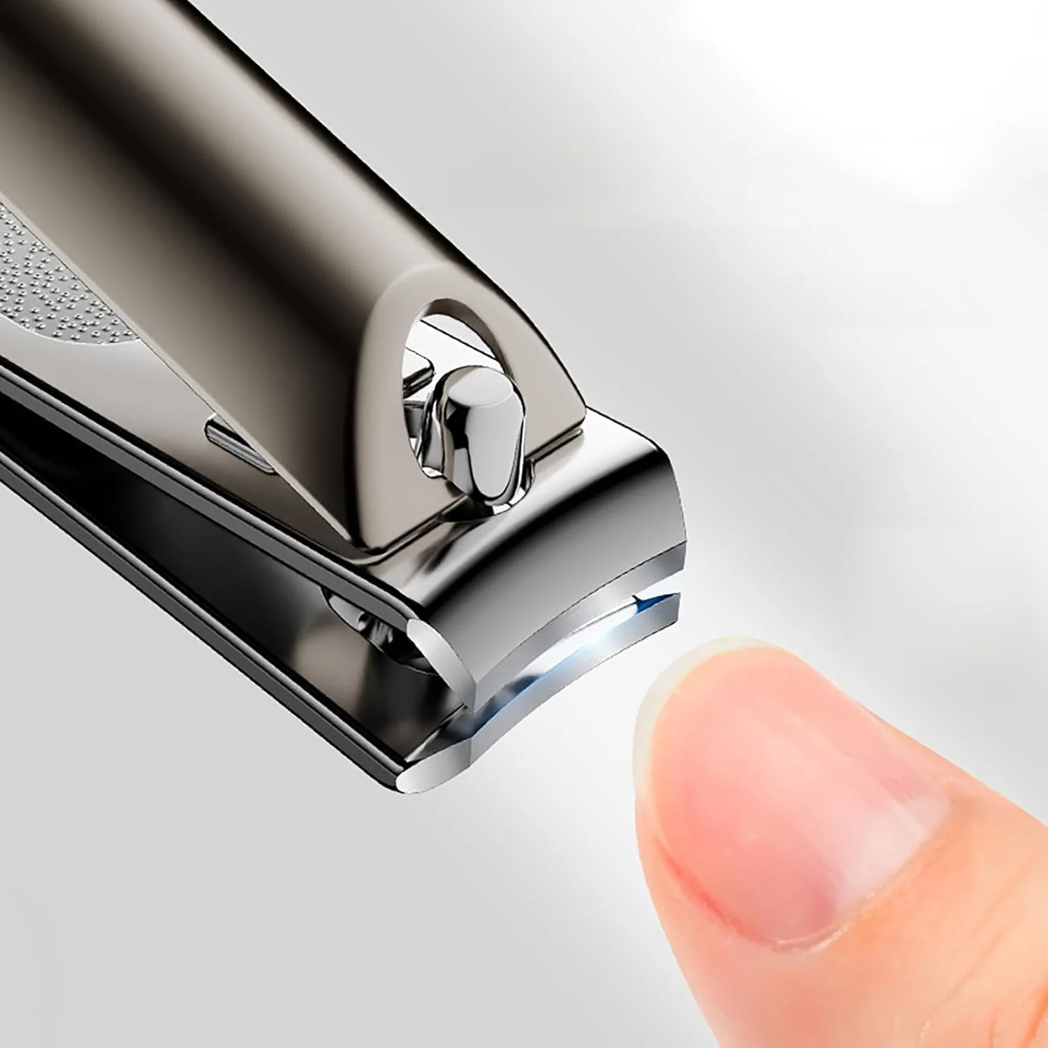 ناخن گیر استیل ضد زنگ با لبه های تیز برای آقایان و بانوان - ناخن گیر کوچک تک عددی مناسب منزل و ابزار مانیکور