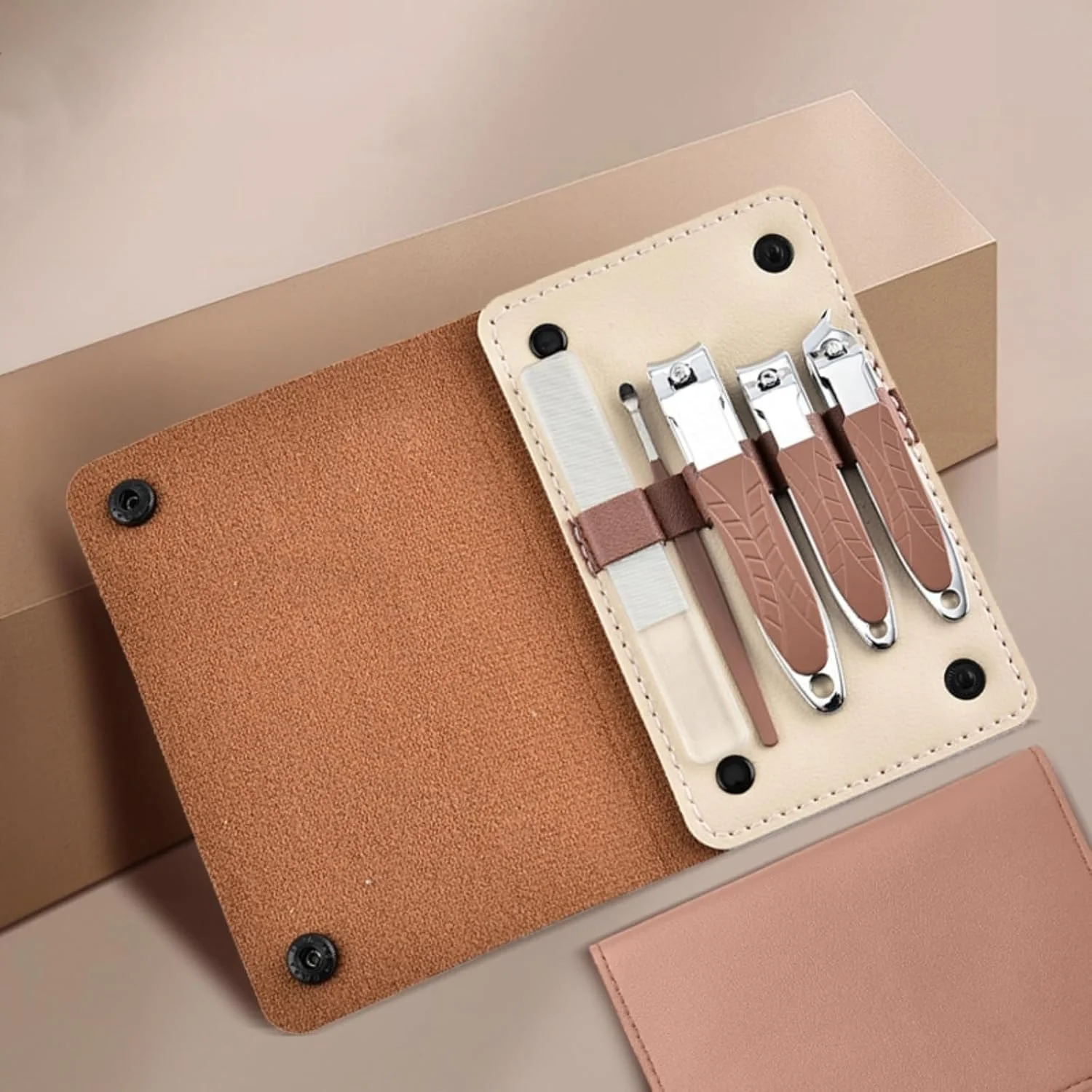 ست ۵ تکه ناخن گیر، قیچی ناخن انگشتان دست و پا، ست مانیکور پدیکور، ابزار مراقبت از ناخن، کیت حرفه ای استیل ضد زنگ ست ۵ تکه ناخن گیر، قیچی ناخن انگشتان دست و پا، ست مانیکور پدیکور، ابزار مراقبت از ناخن، کیت حرفه ای استیل ضد زنگ