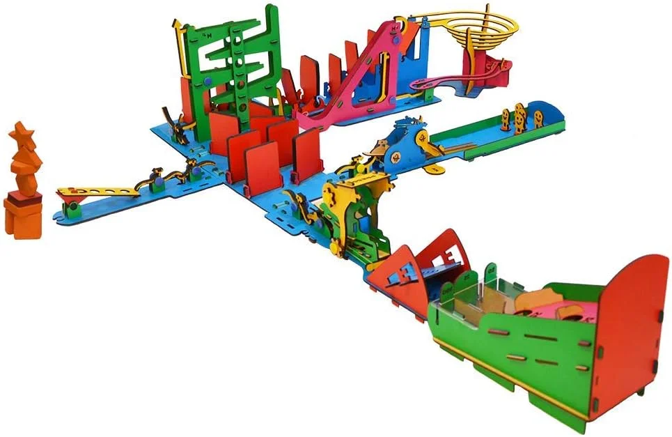 اسباب بازی آموزشی ساختنی دومینو واکنش زنجیره ای Smartivity