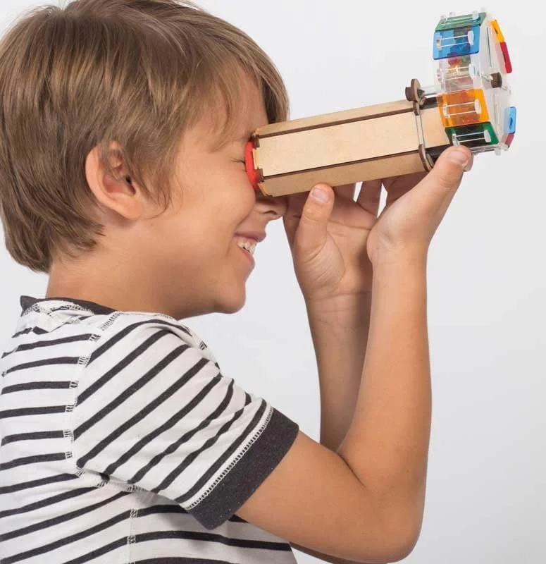 اسباب بازی Smartivity STY103، 33 x 30 x 5 سانتی متر، مجموعه ساختنی کالیدوسکوپ اپتیکال فوق العاده Smartivity