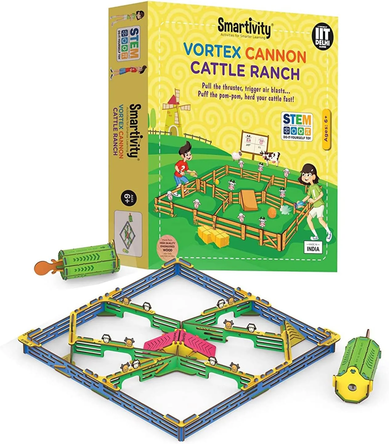 اسباب بازی آموزشی ساختنی کیت توپ گردابی اسمارتیوی، بازی سرگرم کننده و آموزشی بر پایه ساخت و ساز برای کودکان 6 تا 14 سال، هدیه برای پسران و دختران، یادگیری پروژه مهندسی علوم