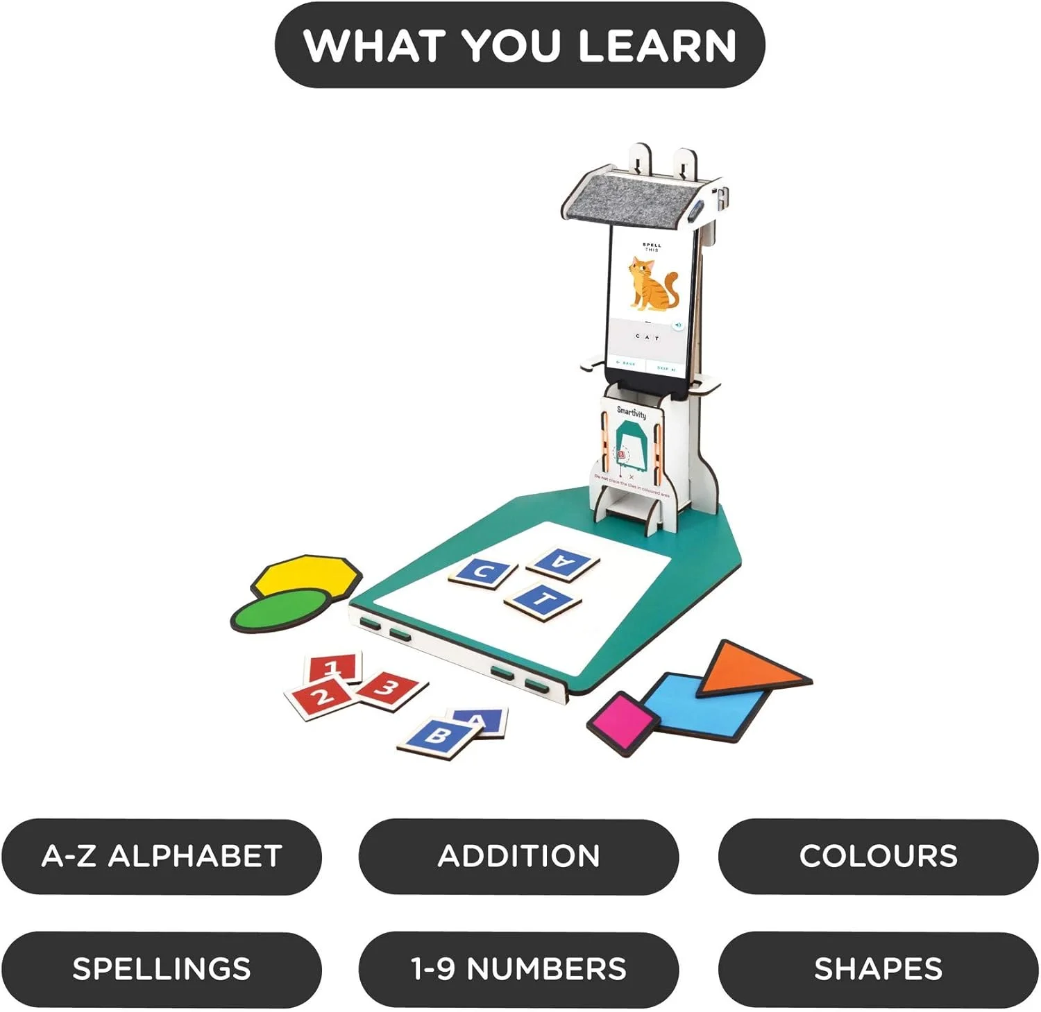 فعالیت آموزشی هوشمندانه Magico (انگلیسی، ریاضی، شکل، رنگ) برای کودکان 3 سال به بالا