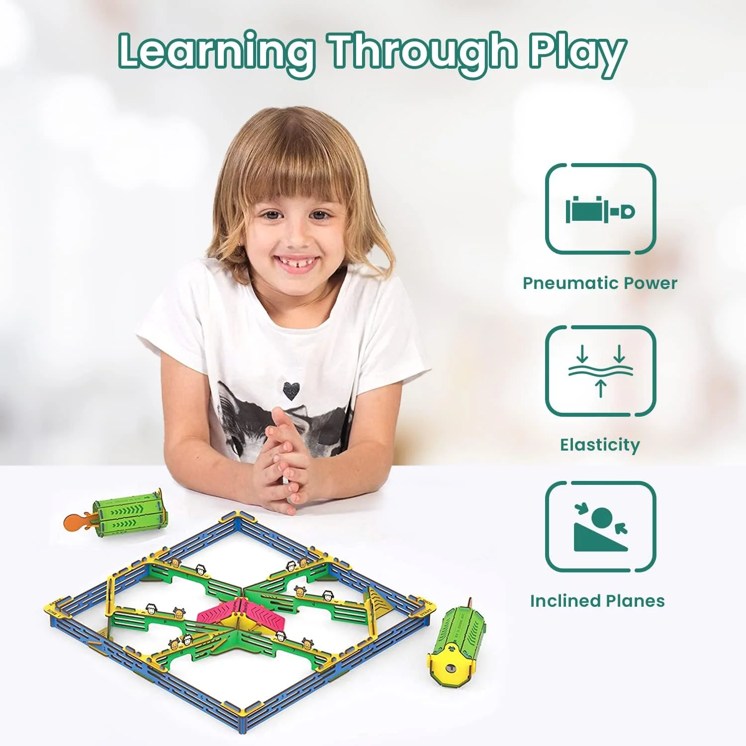 اسباب بازی آموزشی ساختنی کیت توپ گردابی اسمارتیوی، بازی سرگرم کننده و آموزشی بر پایه ساخت و ساز برای کودکان 6 تا 14 سال، هدیه برای پسران و دختران، یادگیری پروژه مهندسی علوم