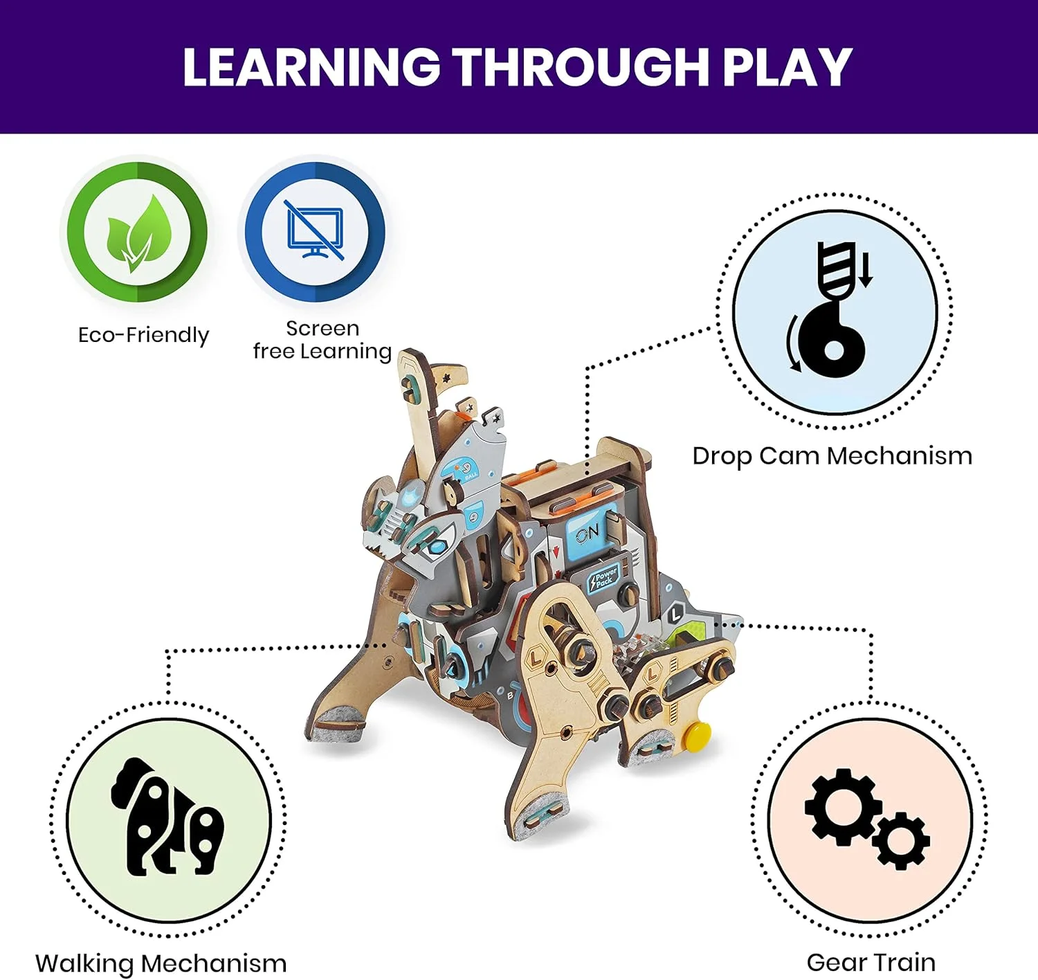 اسباب بازی روباتیک هوشمند Xenobotz، بژ، SMRT1132
