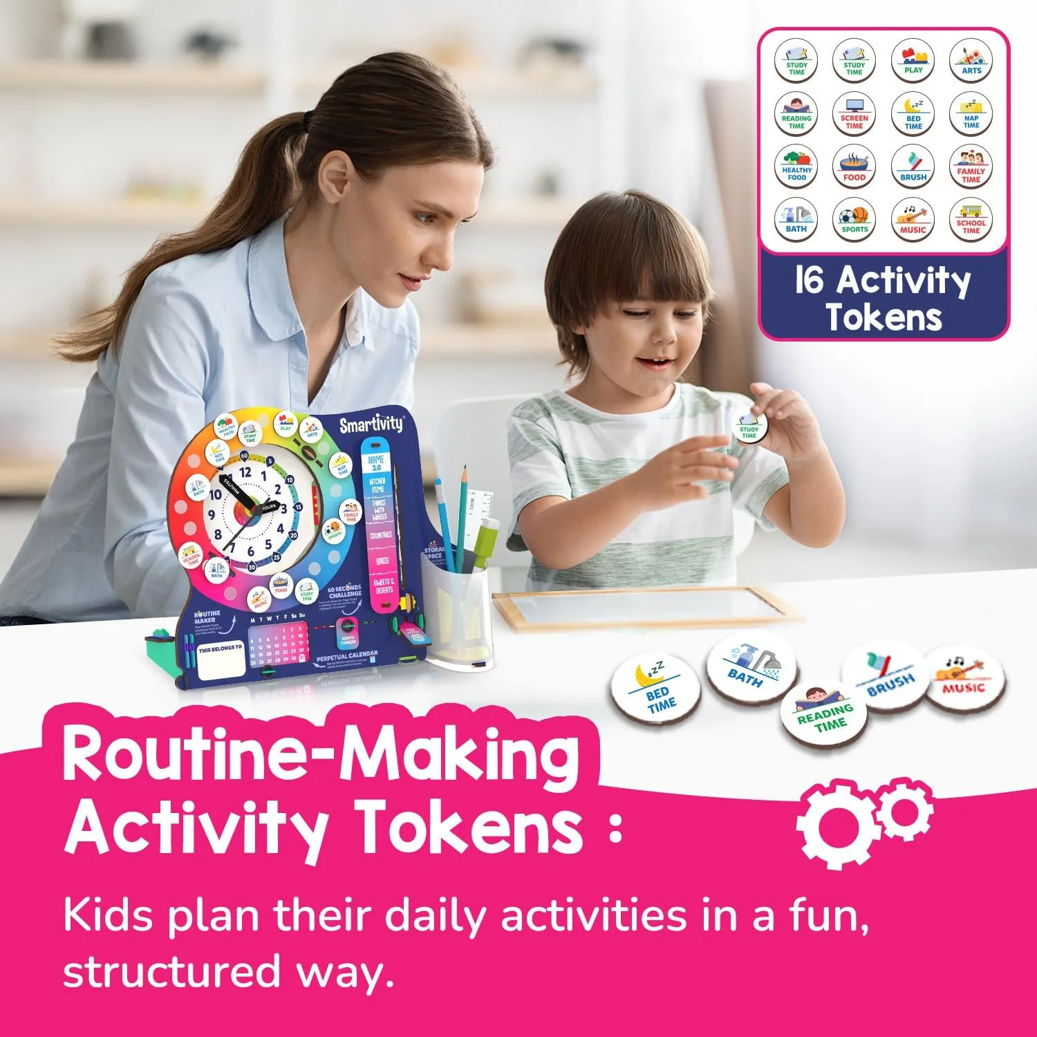 ساعت تعاملی خودساز اسمارتیوی همراه با جا نوشتافزار برای کودکان ۸ تا ۱۴ سال | دارای تقویم بی نهایت | هدیه تولد برای پسران و دختران | اسباب بازی آموزشی STEM برای ۸، ۹، ۱۰، ۱۱، ۱۲، ۱۳، ۱۴ ساله ساعت تعاملی خودساز اسمارتیوی همراه با جا نوشتافزار برای کودکان ۸ تا ۱۴ سال | دارای تقویم بی نهایت | هدیه تولد برای پسران و دختران | اسباب بازی آموزشی STEM برای ۸، ۹، ۱۰، ۱۱، ۱۲، ۱۳، ۱۴ ساله