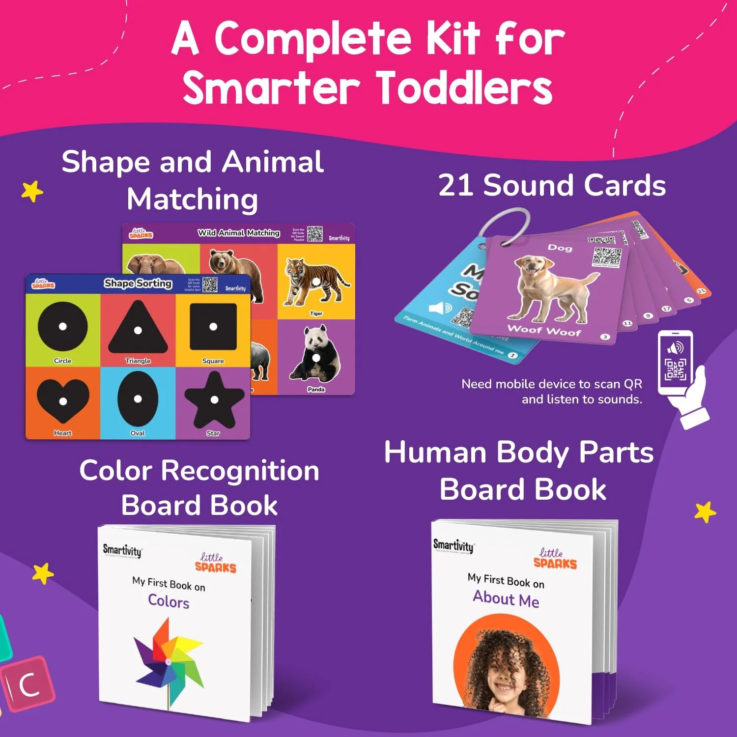 جعبه بازی آموزشی 5 در 1 Smartivity Montessori مناسب برای کودکان 1+ سال | 5 فعالیت آموزشی | هدیه تولد برای کودکان 1+ سال | اسباب بازی تقویت کننده مغز، سازنده مهارت های حرکتی، اشکال و تطبیق جعبه بازی آموزشی 5 در 1 Smartivity Montessori مناسب برای کودکان 1+ سال | 5 فعالیت آموزشی | هدیه تولد برای کودکان 1+ سال | اسباب بازی تقویت کننده مغز، سازنده مهارت های حرکتی، اشکال و تطبیق