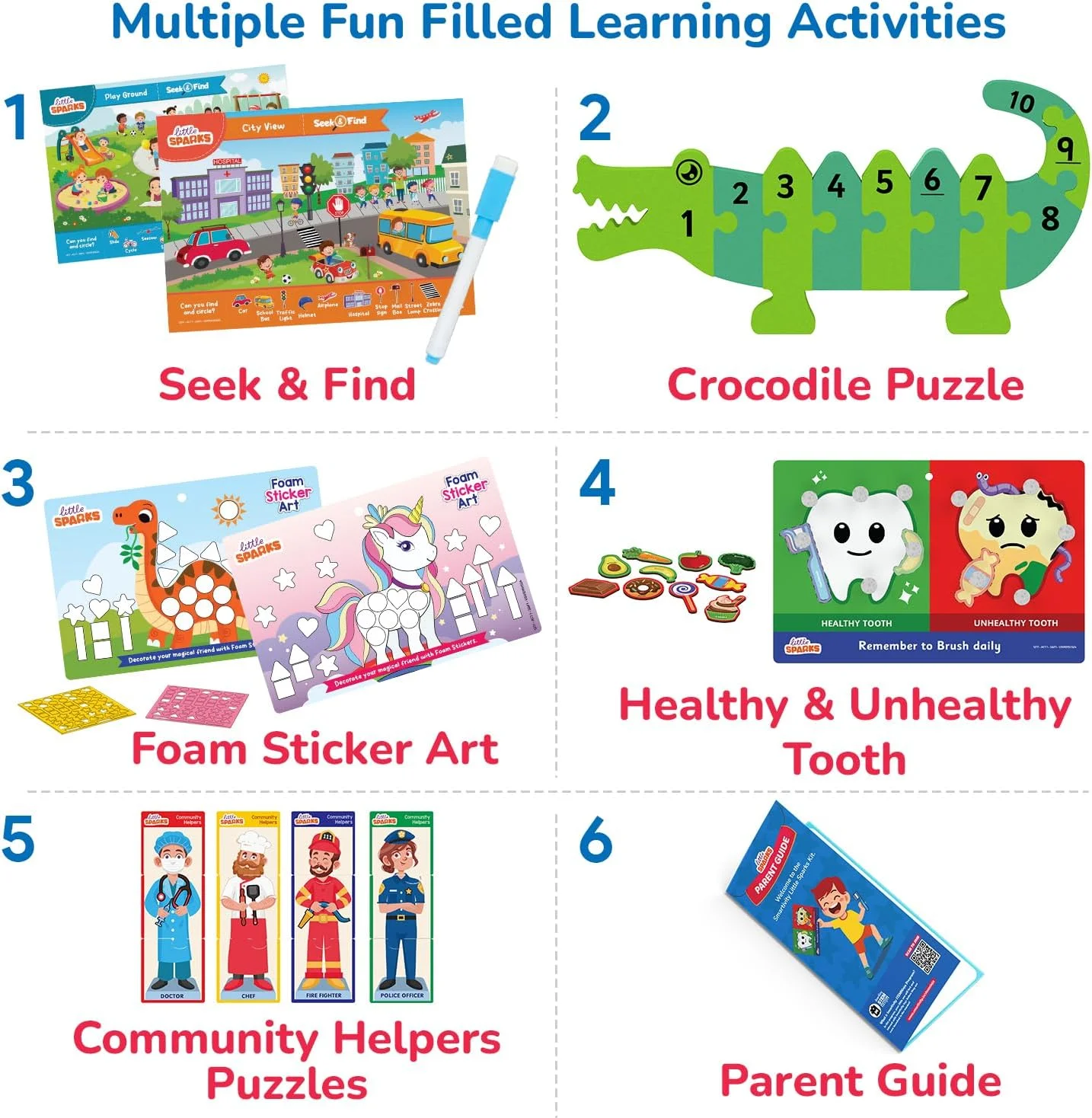 کیت بازی و یادگیری مبتنی بر روش مونته سوری اسمارتیوی مناسب برای پسران و دختران 3، 4 و 5 ساله