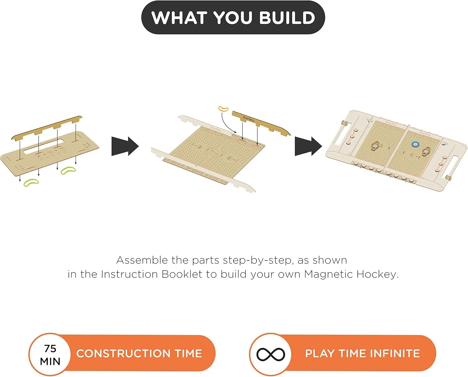 اسباب بازی آموزشی و ساختنی هاکی مغناطیسی Smartivity، بازی سرگرم کننده DIY برای کودکان 8 تا 14 سال، هدیه برای پسران و دختران، ساخت هند