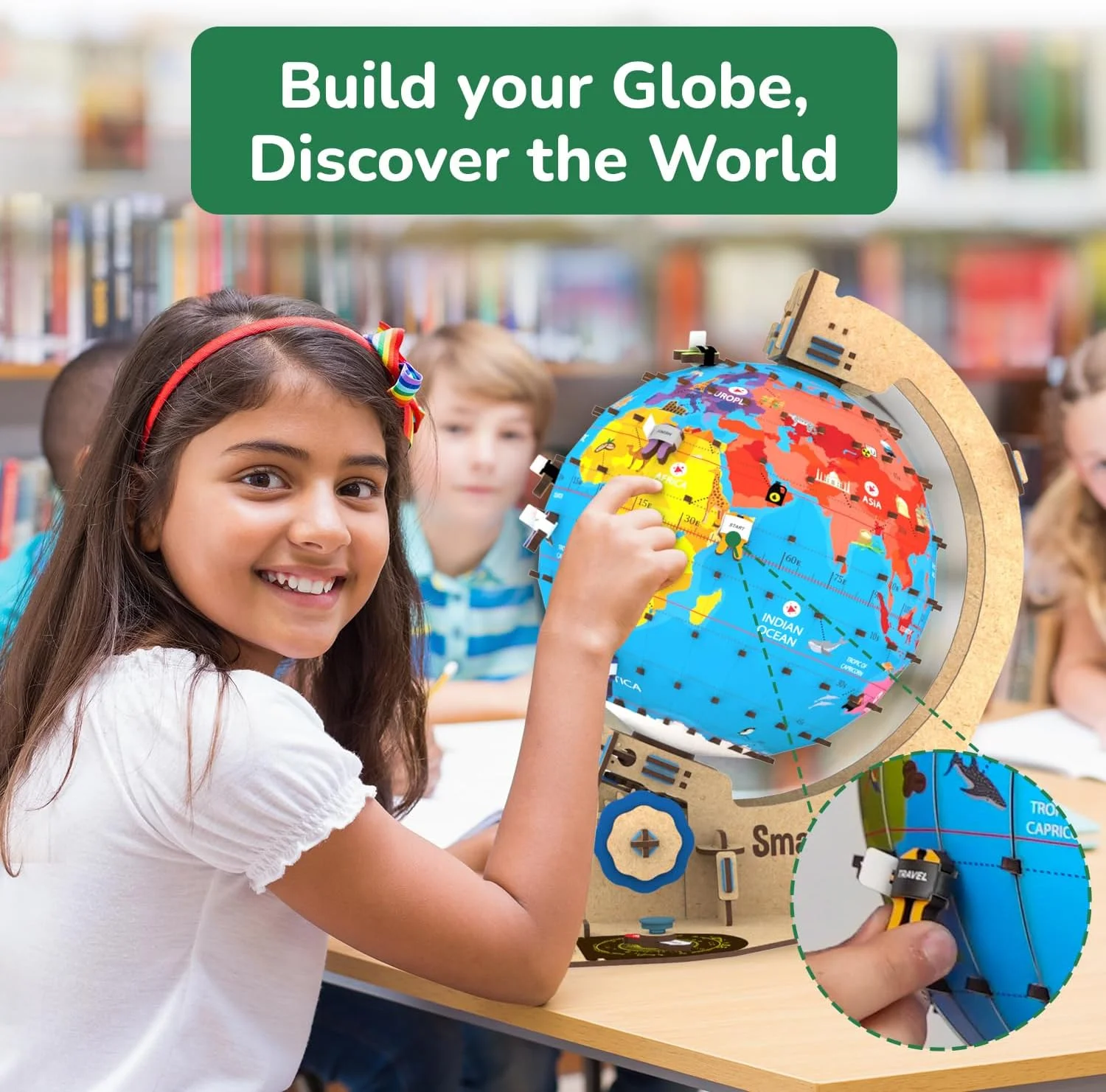 اسباب بازی آموزشی خودساز گلوب تراترز اسمارتیویتی، آبی