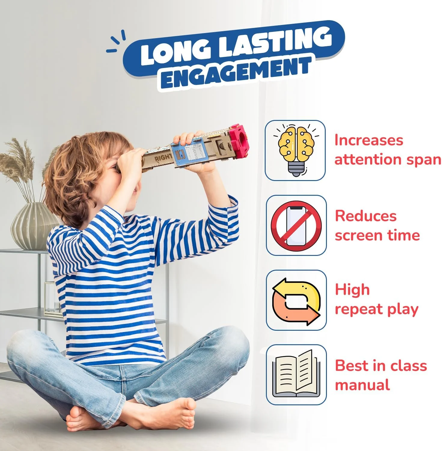 تلسکوپ Smartivity، بژ، SMRT1174، اسباب بازی تلسکوپ