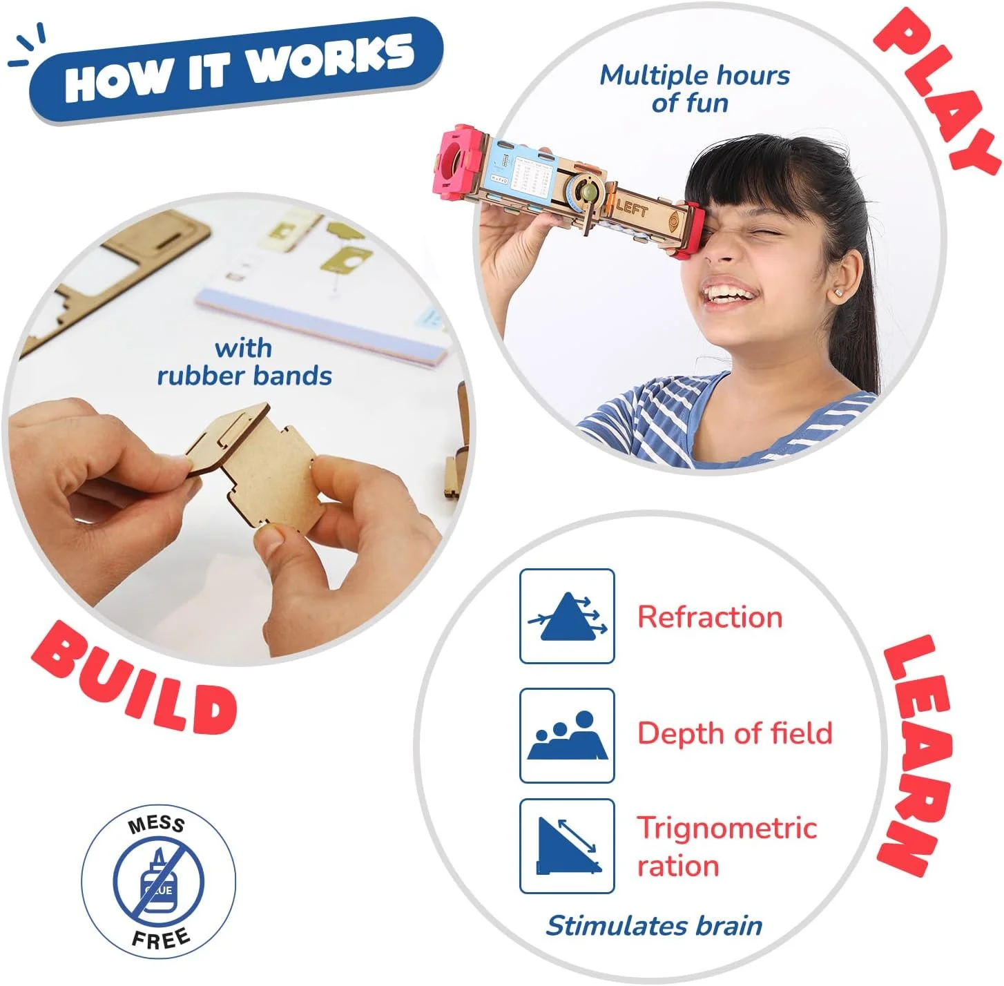 تلسکوپ Smartivity، بژ، SMRT1174، اسباب بازی تلسکوپ