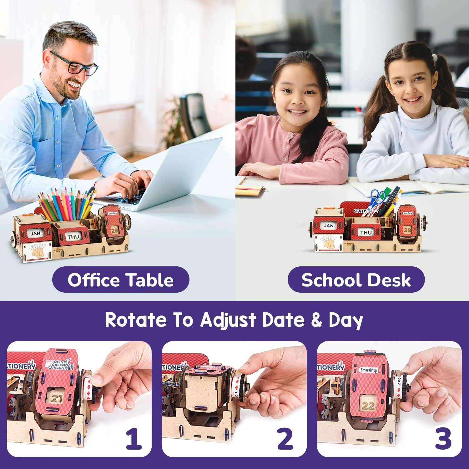 اسباب بازی آموزشی و سرگرم کننده تقویم بی نهایت Smartivity، بهترین هدیه برای پسران و دختران 8 تا 14 سال، بازی فعالیت آموزشی برای کودکان