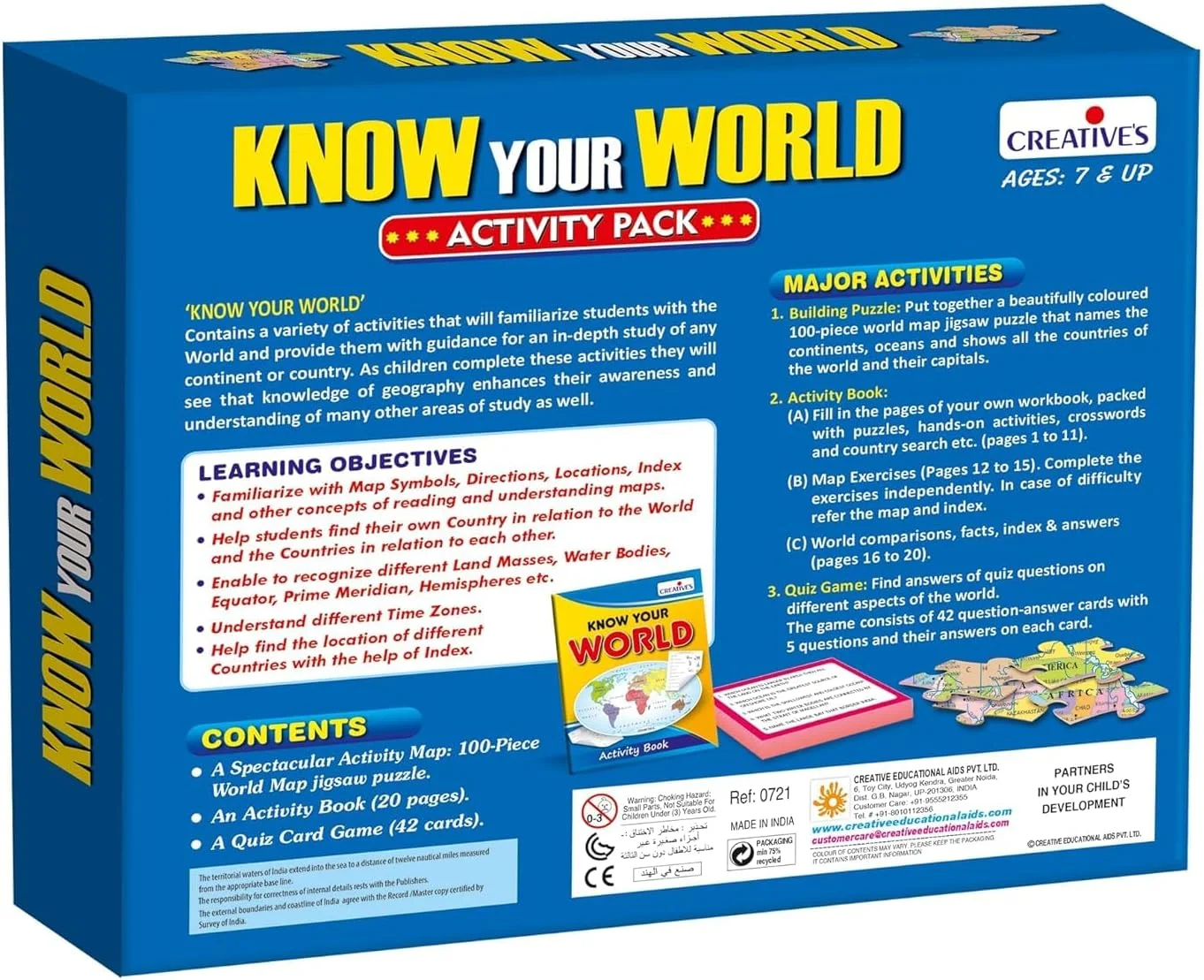 بسته فعالیت آموزشی «دنیای خود را بشناسید» | پازل 0721 | بسته فعالیت آموزشی «دنیای خود را بشناسید» | پازل 0721 |