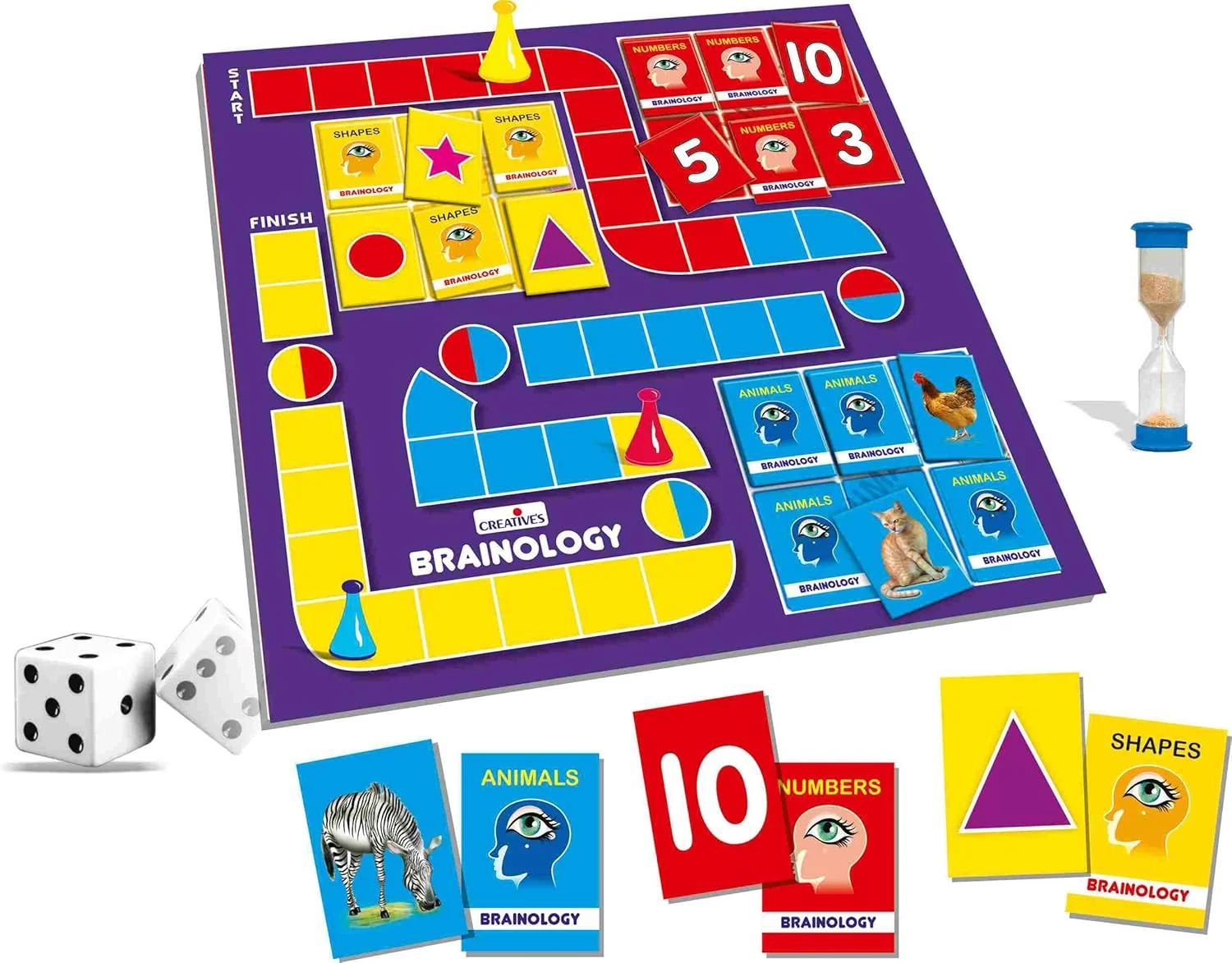 بازی فکری تقویت حافظه | بازی سرگرم کننده و چالش برانگیز | اعداد، اشکال و حیوانات | بازی آموزشی | بازی فعالیت سرگرم کننده برای کودکان | 4 سال به بالا بازی فکری تقویت حافظه | بازی سرگرم کننده و چالش برانگیز | اعداد، اشکال و حیوانات | بازی آموزشی | بازی فعالیت سرگرم کننده برای کودکان | 4 سال به بالا