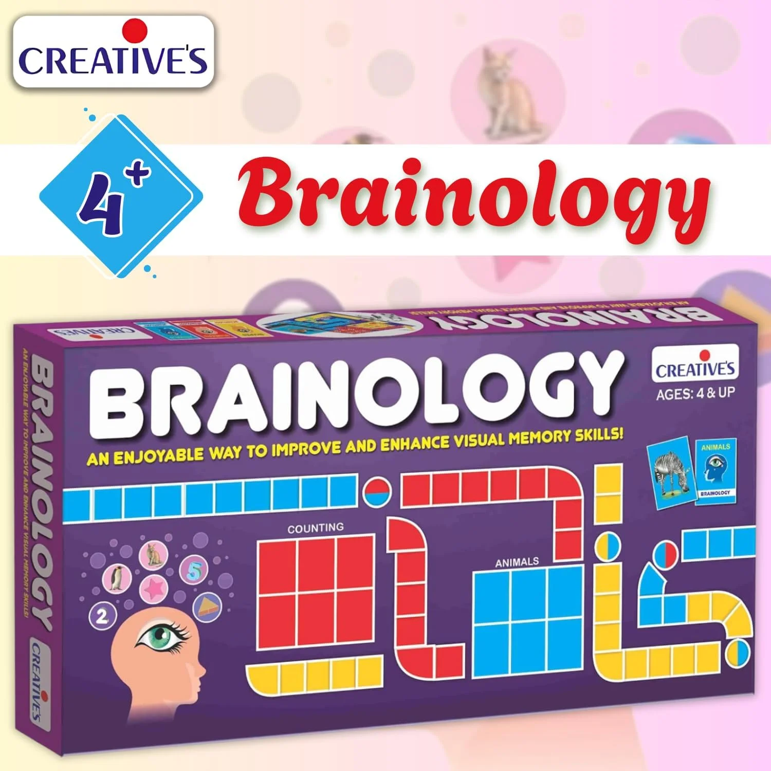 بازی فکری تقویت حافظه | بازی سرگرم کننده و چالش برانگیز | اعداد، اشکال و حیوانات | بازی آموزشی | بازی فعالیت سرگرم کننده برای کودکان | 4 سال به بالا بازی فکری تقویت حافظه | بازی سرگرم کننده و چالش برانگیز | اعداد، اشکال و حیوانات | بازی آموزشی | بازی فعالیت سرگرم کننده برای کودکان | 4 سال به بالا