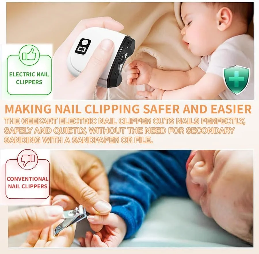 ناخن گیر برقی 2 در 1 با 3 سرعت، ناخن گیر برقی با چراغ LED، شارژ Type-C، فوق العاده سبک، کم صدا، آسان برای استفاده سالمندان و کودکان، شامل ناخن گیر اریب ناخن گیر برقی 2 در 1 با 3 سرعت، ناخن گیر برقی با چراغ LED، شارژ Type-C، فوق العاده سبک، کم صدا، آسان برای استفاده سالمندان و کودکان، شامل ناخن گیر اریب