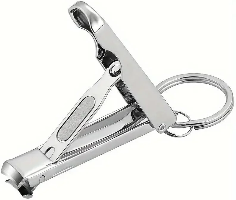 ناخن گیر تاشو با جاکلیدی - ست اصلاح چند منظوره جمع و جور برای مسافرت، کمپینگ و استفاده روزمره - قابل حمل، اندازه جیبی، طراحی بادوام از جنس استیل ضد زنگ ناخن گیر تاشو با جاکلیدی - ست اصلاح چند منظوره جمع و جور برای مسافرت، کمپینگ و استفاده روزمره - قابل حمل، اندازه جیبی، طراحی بادوام از جنس استیل ضد زنگ