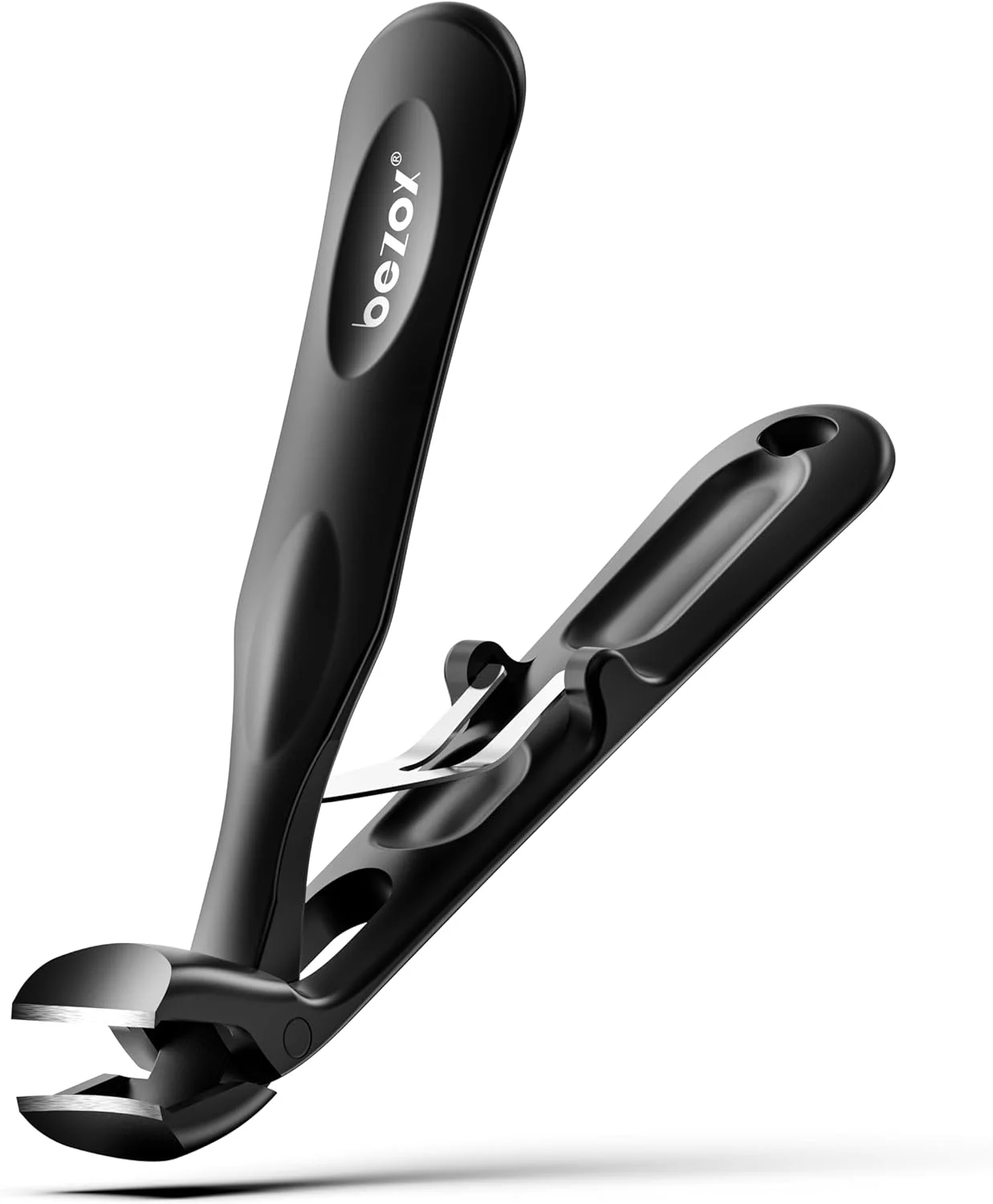 ناخن گیر زاویه دار BEZOX برای ناخن های ضخیم پا - ناخن گیر بلند برای ناخن های ضخیم سالمندان، فک پهن و ناخن گیر سنگین - مشکی ناخن گیر زاویه دار BEZOX برای ناخن های ضخیم پا - ناخن گیر بلند برای ناخن های ضخیم سالمندان، فک پهن و ناخن گیر سنگین - مشکی