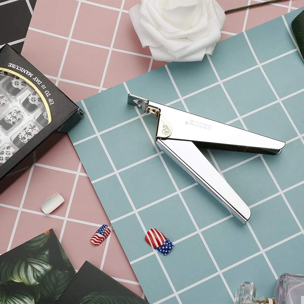 ناخن گیر تیپ بیزوکس، قیچی ناخن اکریلیک، ابزار مانیکور ناخن مصنوعی - ابزار هنری ناخن استیل ضد زنگ