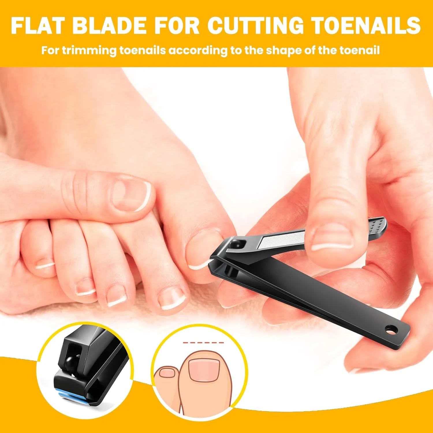 ست دو عددی ناخن گیر BEZOX - ناخن گیر ناخن پا با تیغه صاف و ناخن گیر ناخن دست با تیغه خمیده - قیچی ناخن گیر ممتاز برای ناخن های ضخیم و ناخن های فرو رفته در گوشت ست دو عددی ناخن گیر BEZOX - ناخن گیر ناخن پا با تیغه صاف و ناخن گیر ناخن دست با تیغه خمیده - قیچی ناخن گیر ممتاز برای ناخن های ضخیم و ناخن های فرو رفته در گوشت