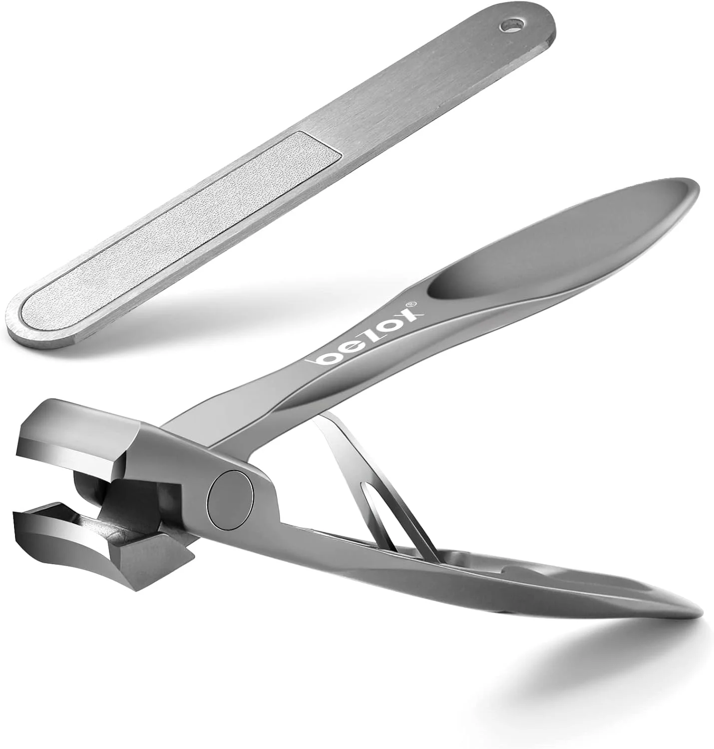 ناخن گیر BEZOX برای ناخن های ضخیم به همراه سوهان فلزی - ناخن گیر پا برای ناخن های ضخیم - ناخن گیر استیل ضد زنگ به همراه جعبه حلبی ناخن گیر BEZOX برای ناخن های ضخیم به همراه سوهان فلزی - ناخن گیر پا برای ناخن های ضخیم - ناخن گیر استیل ضد زنگ به همراه جعبه حلبی