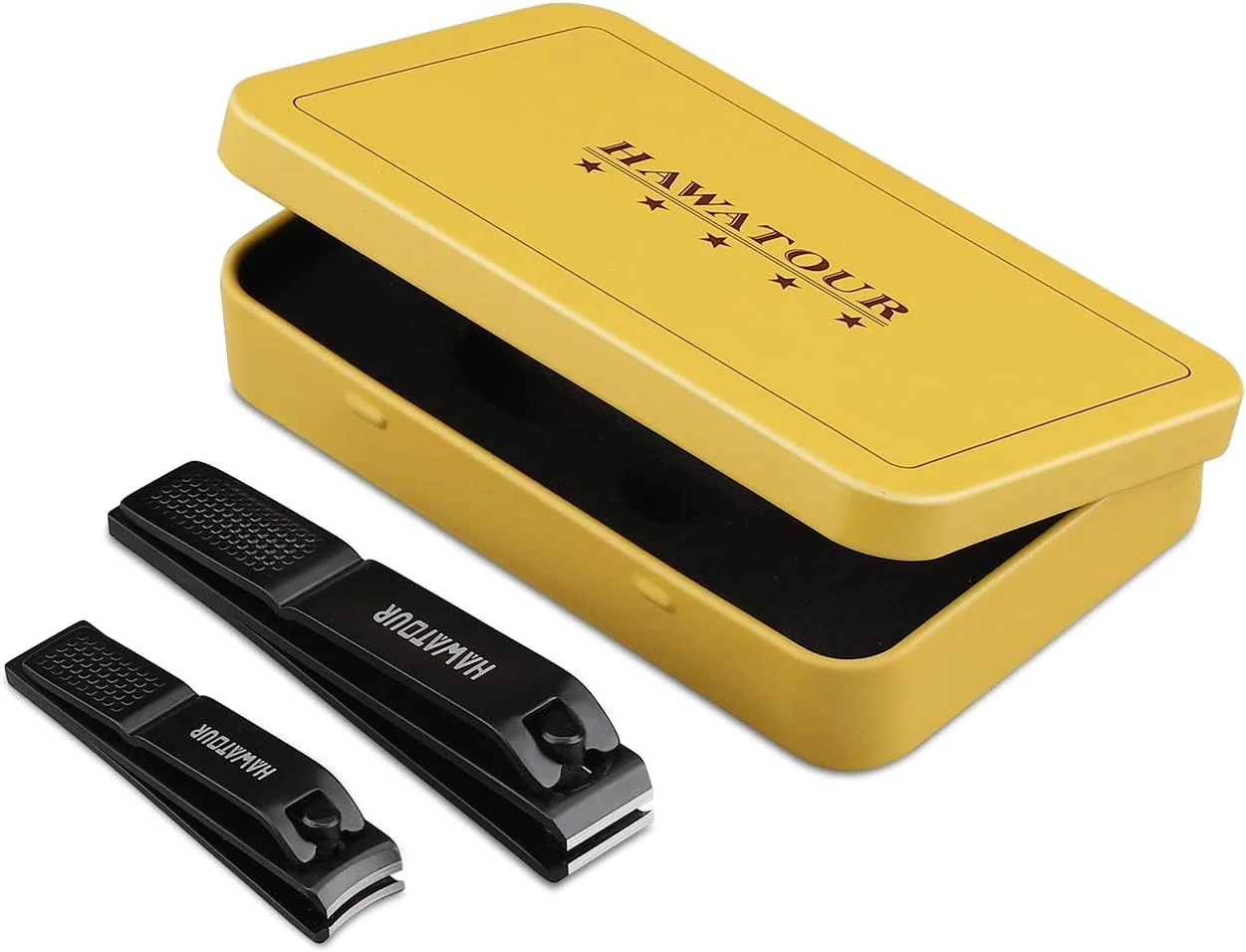 ست ناخن گیر HAWATOUR، قیچی ناخن و ناخن پا از جنس استیل ضد زنگ